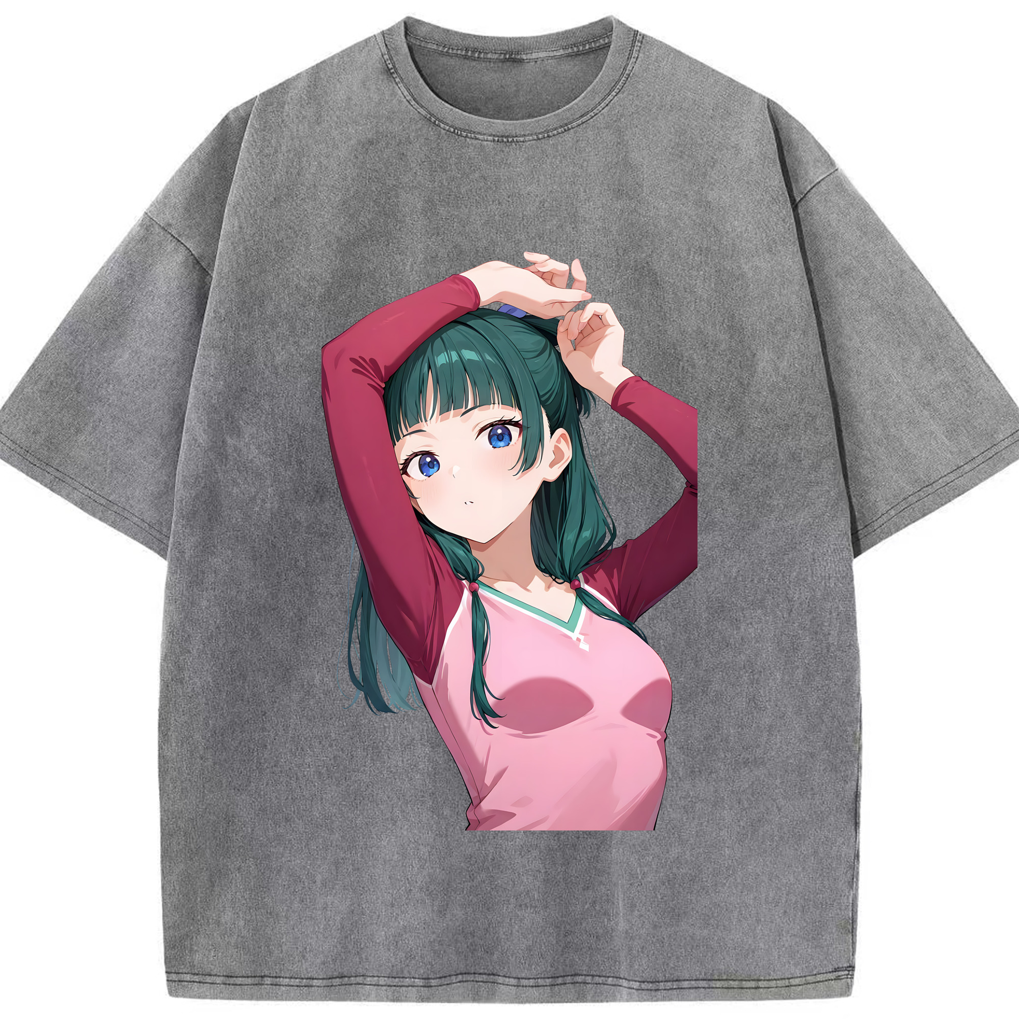 （画像用） 薬屋のひとりごと The Apothecary Diaries 綿100% ヴィンテージ風 半袖Tシャツ（フロントプリント）