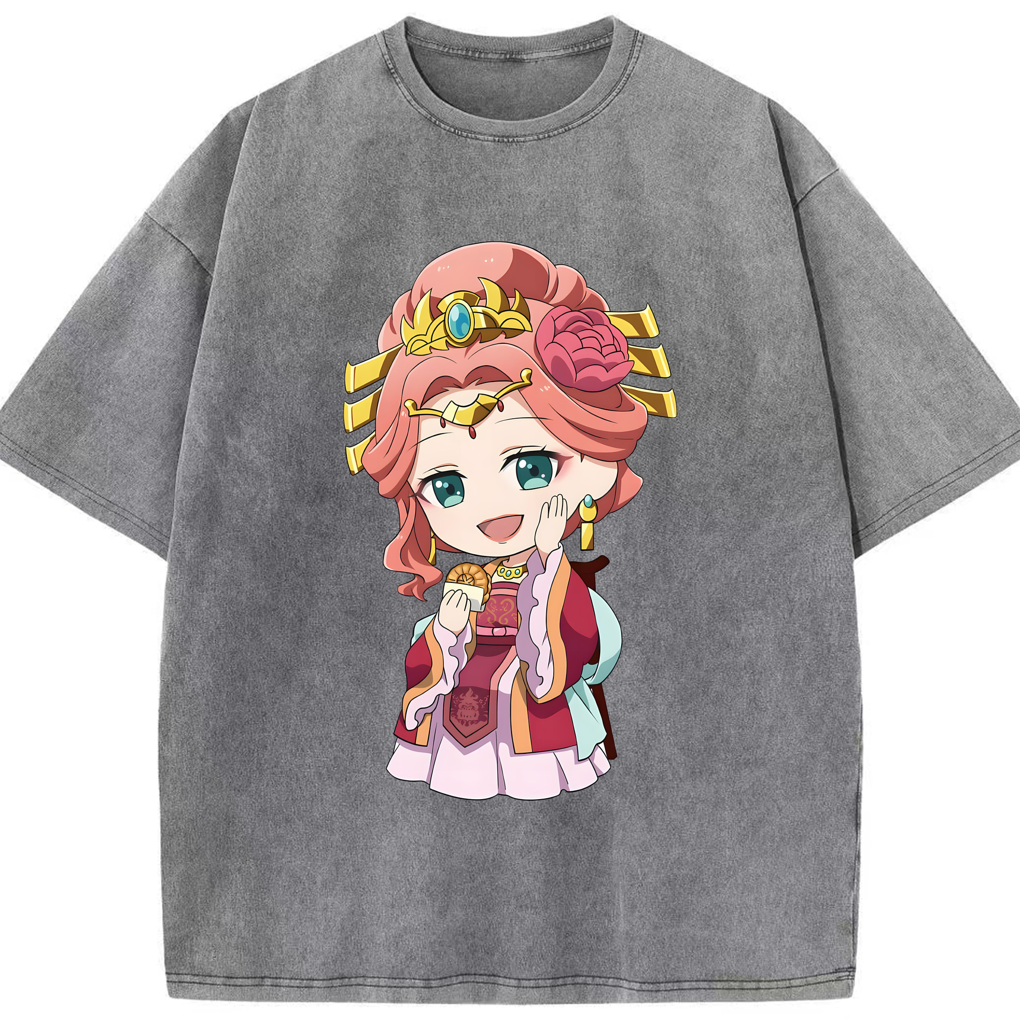 （画像用） 薬屋のひとりごと The Apothecary Diaries 綿100% ヴィンテージ風 半袖Tシャツ（フロントプリント）