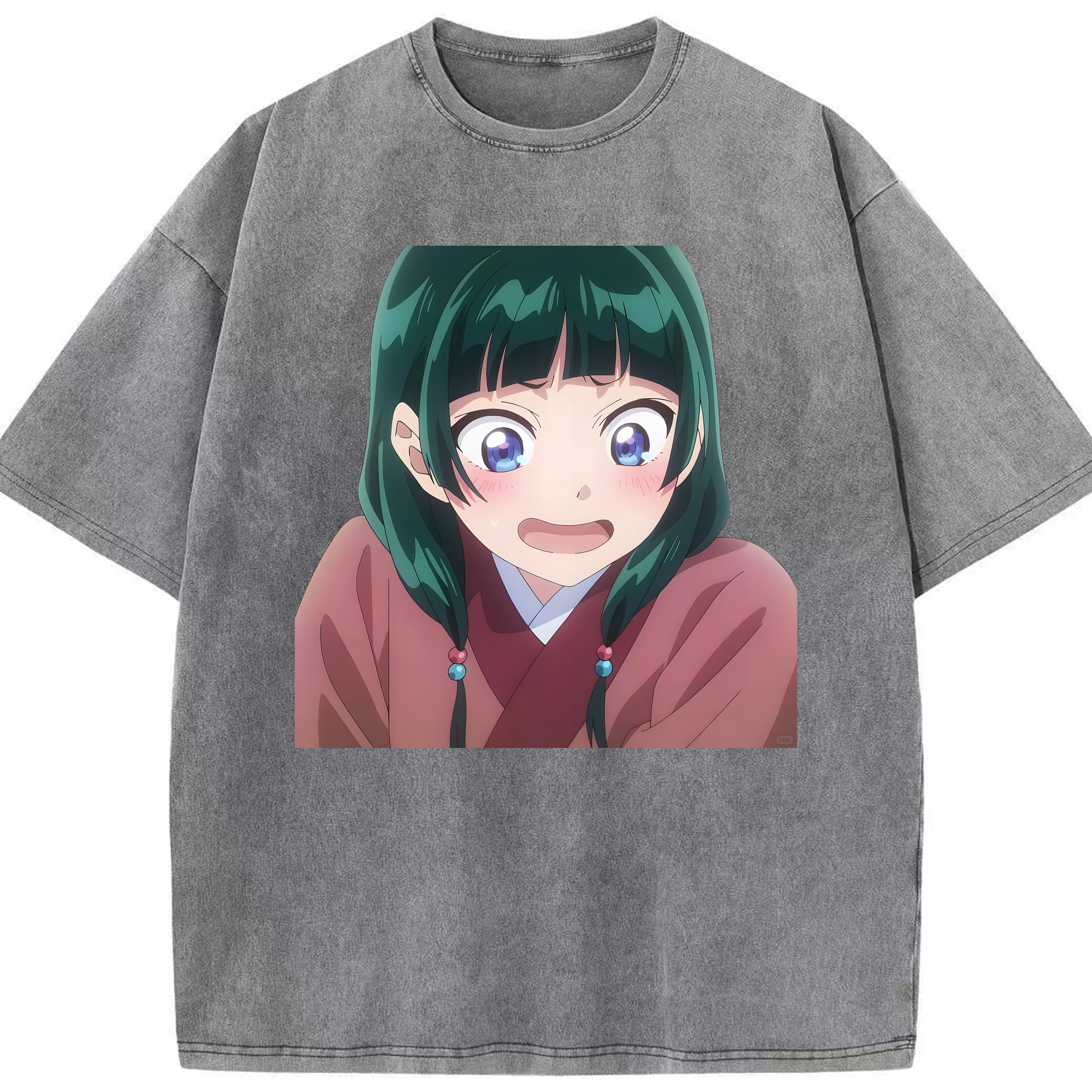 （画像用） 薬屋のひとりごと The Apothecary Diaries 綿100% ヴィンテージ風 半袖Tシャツ（フロントプリント）