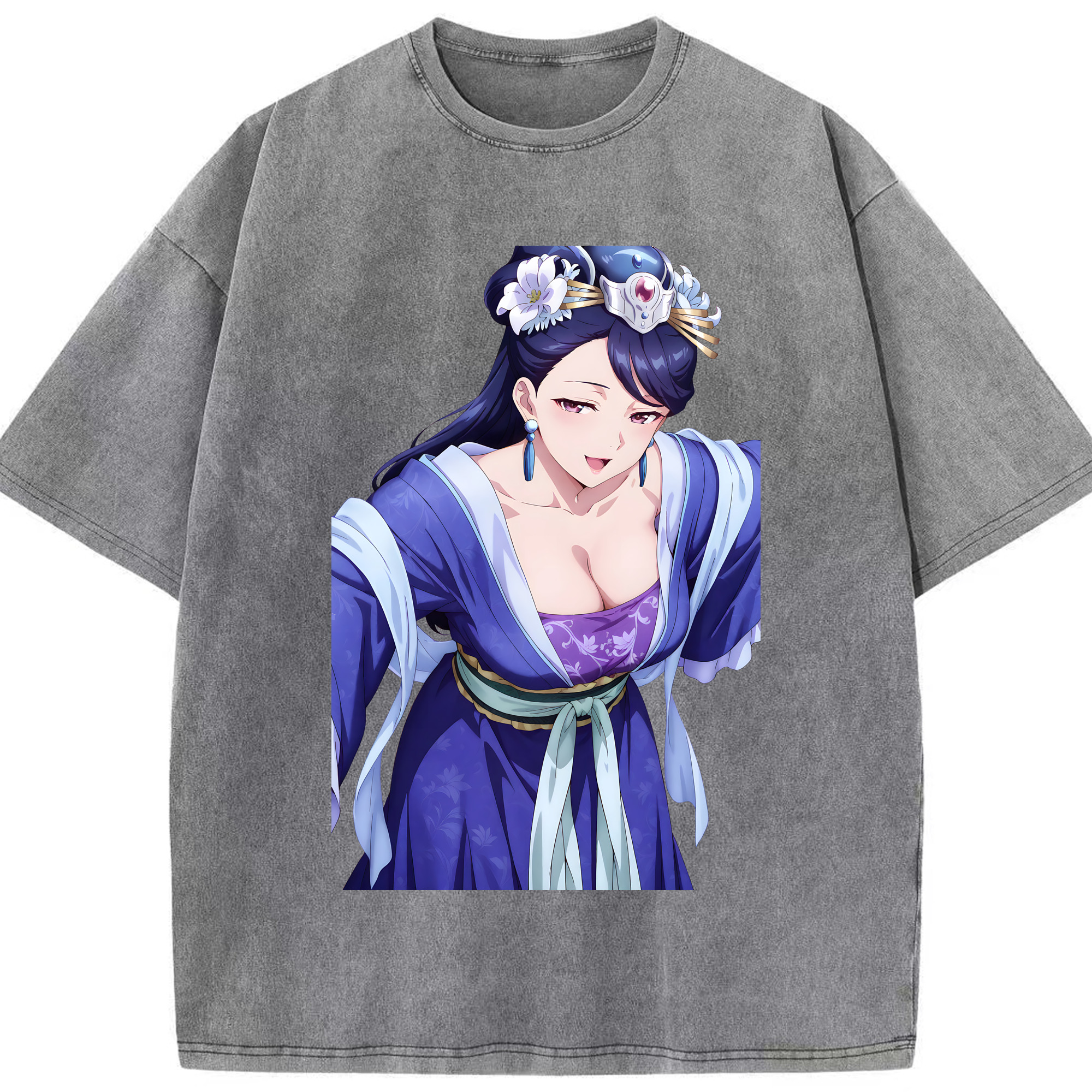 （画像用） 薬屋のひとりごと The Apothecary Diaries 綿100% ヴィンテージ風 半袖Tシャツ（フロントプリント）