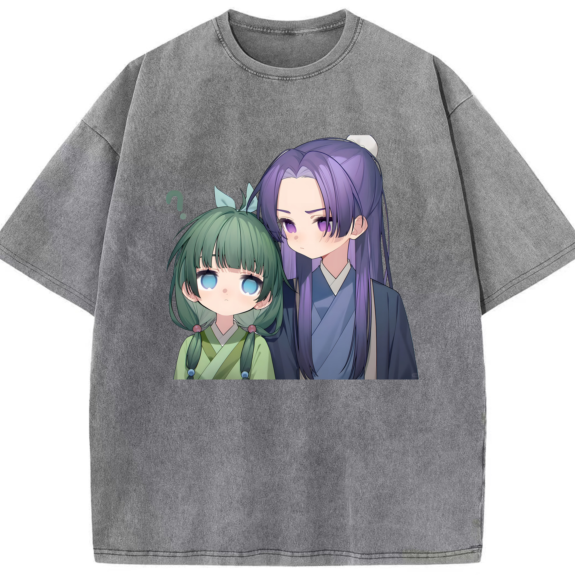 （画像用） 薬屋のひとりごと The Apothecary Diaries 綿100% ヴィンテージ風 半袖Tシャツ（フロントプリント）