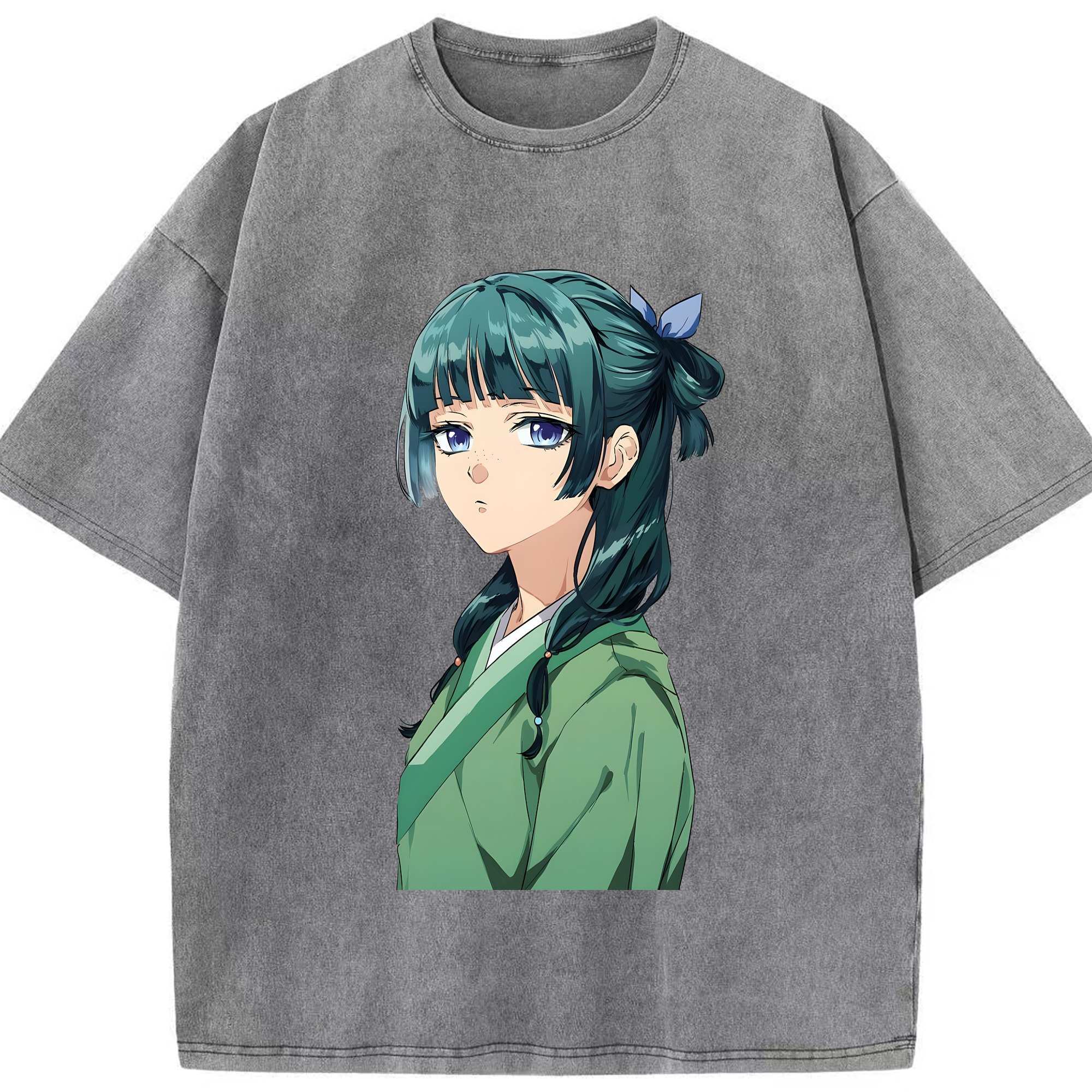 （画像用） 薬屋のひとりごと The Apothecary Diaries 綿100% ヴィンテージ風 半袖Tシャツ（フロントプリント）