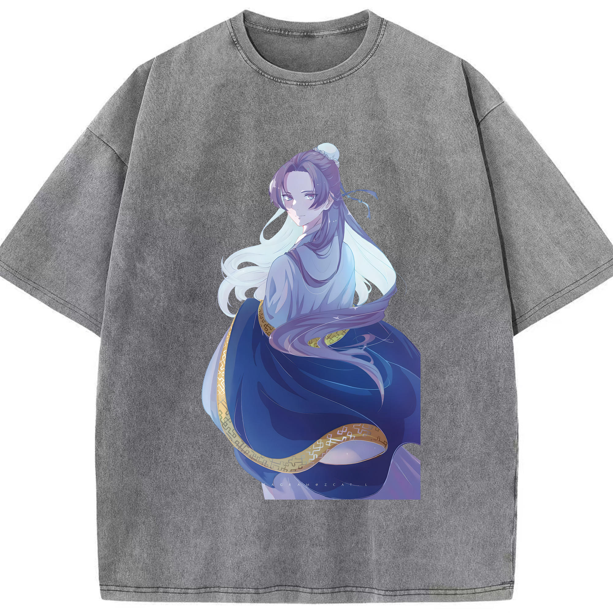 （画像用） 薬屋のひとりごと The Apothecary Diaries 綿100% ヴィンテージ風 半袖Tシャツ（フロントプリント）