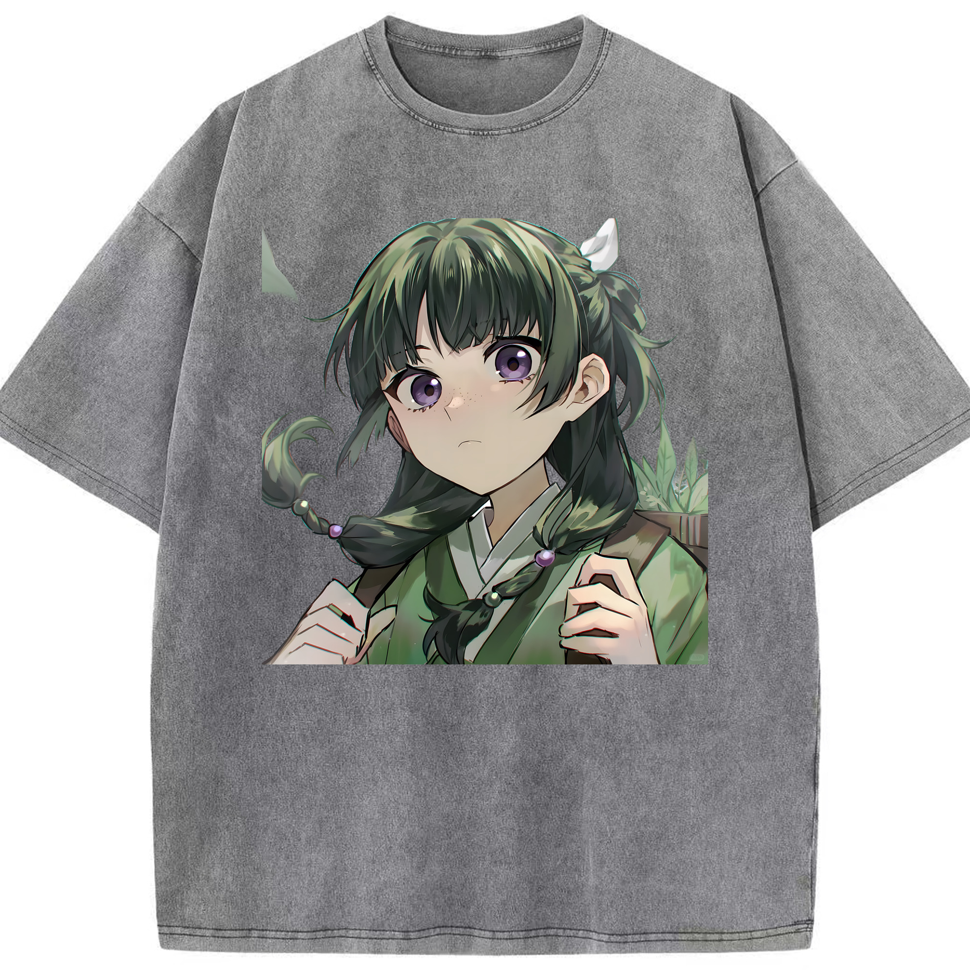 （画像用） 薬屋のひとりごと The Apothecary Diaries 綿100% ヴィンテージ風 半袖Tシャツ（フロントプリント）