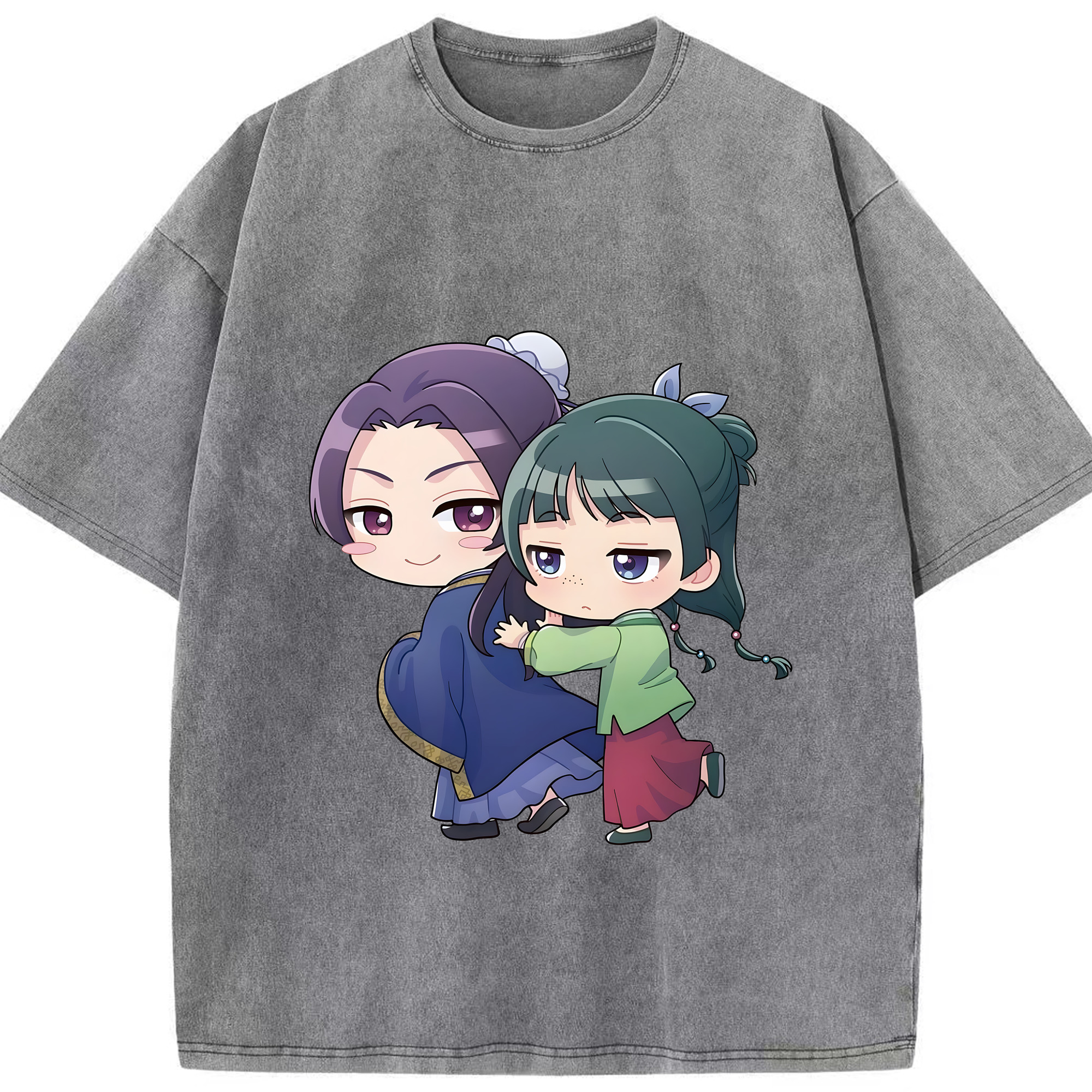 （画像用） 薬屋のひとりごと The Apothecary Diaries 綿100% ヴィンテージ風 半袖Tシャツ（フロントプリント）