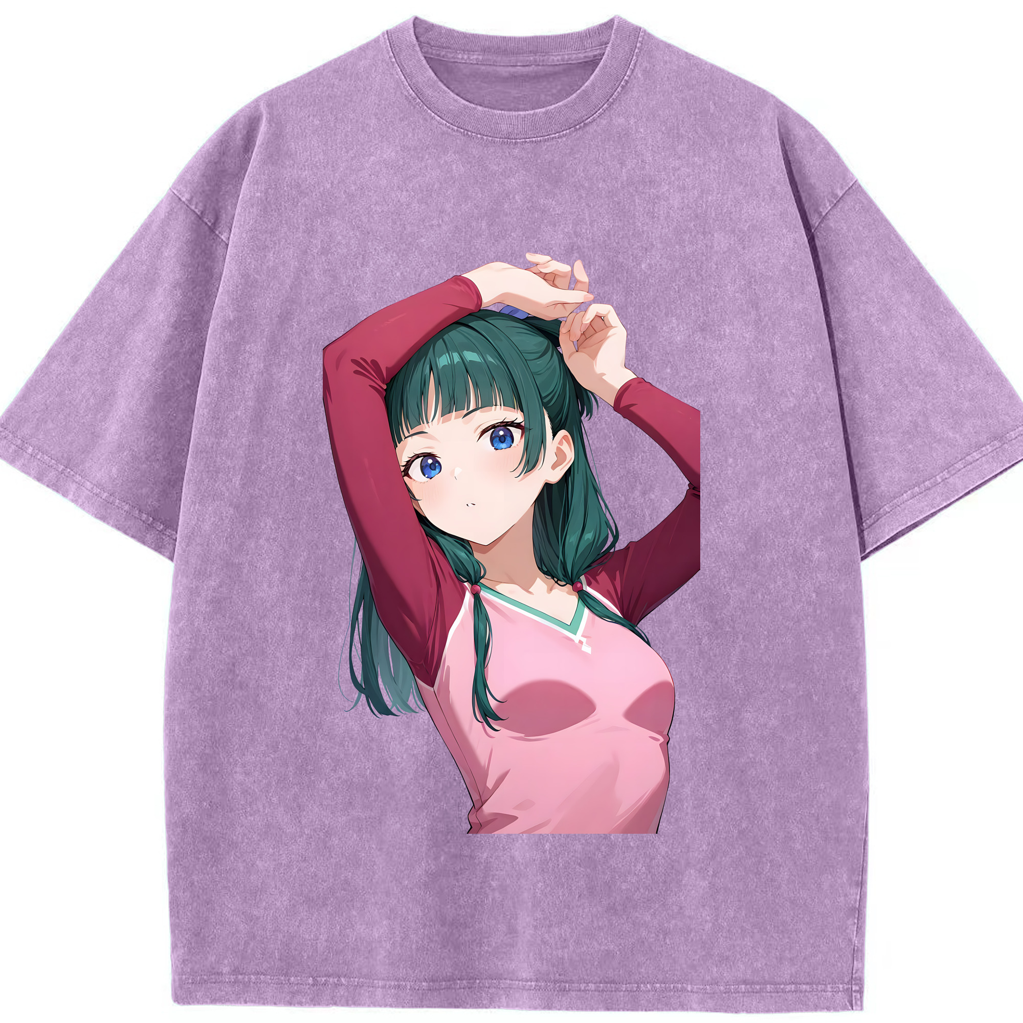 （画像用） 薬屋のひとりごと The Apothecary Diaries 綿100% ヴィンテージ風 半袖Tシャツ（フロントプリント）