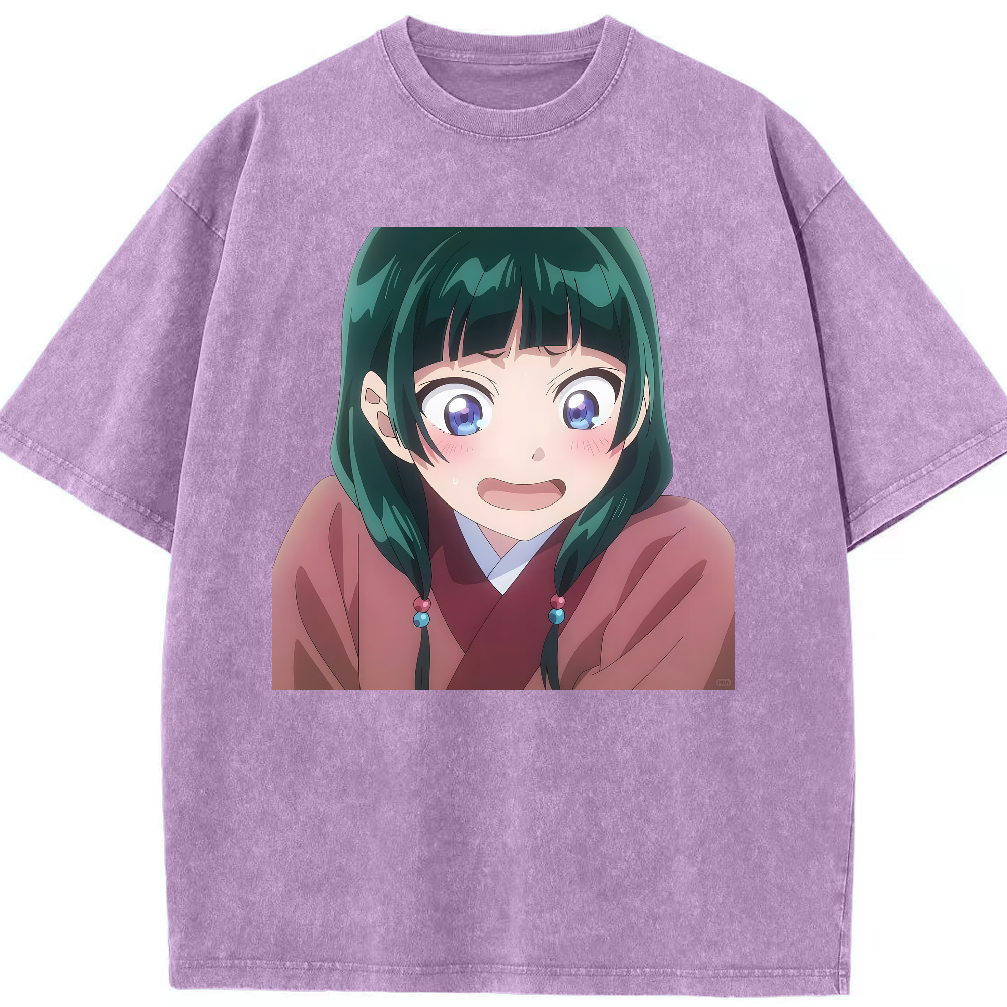 （画像用） 薬屋のひとりごと The Apothecary Diaries 綿100% ヴィンテージ風 半袖Tシャツ（フロントプリント）