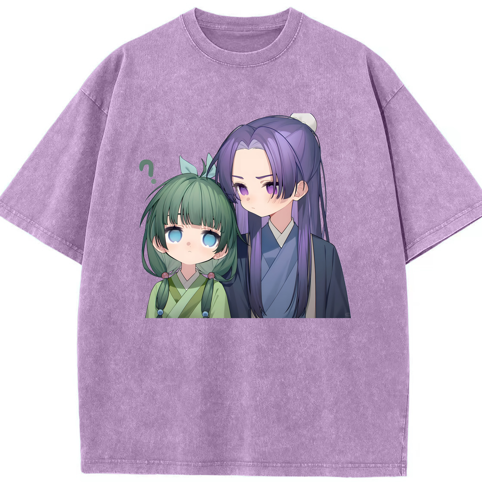 （画像用） 薬屋のひとりごと The Apothecary Diaries 綿100% ヴィンテージ風 半袖Tシャツ（フロントプリント）