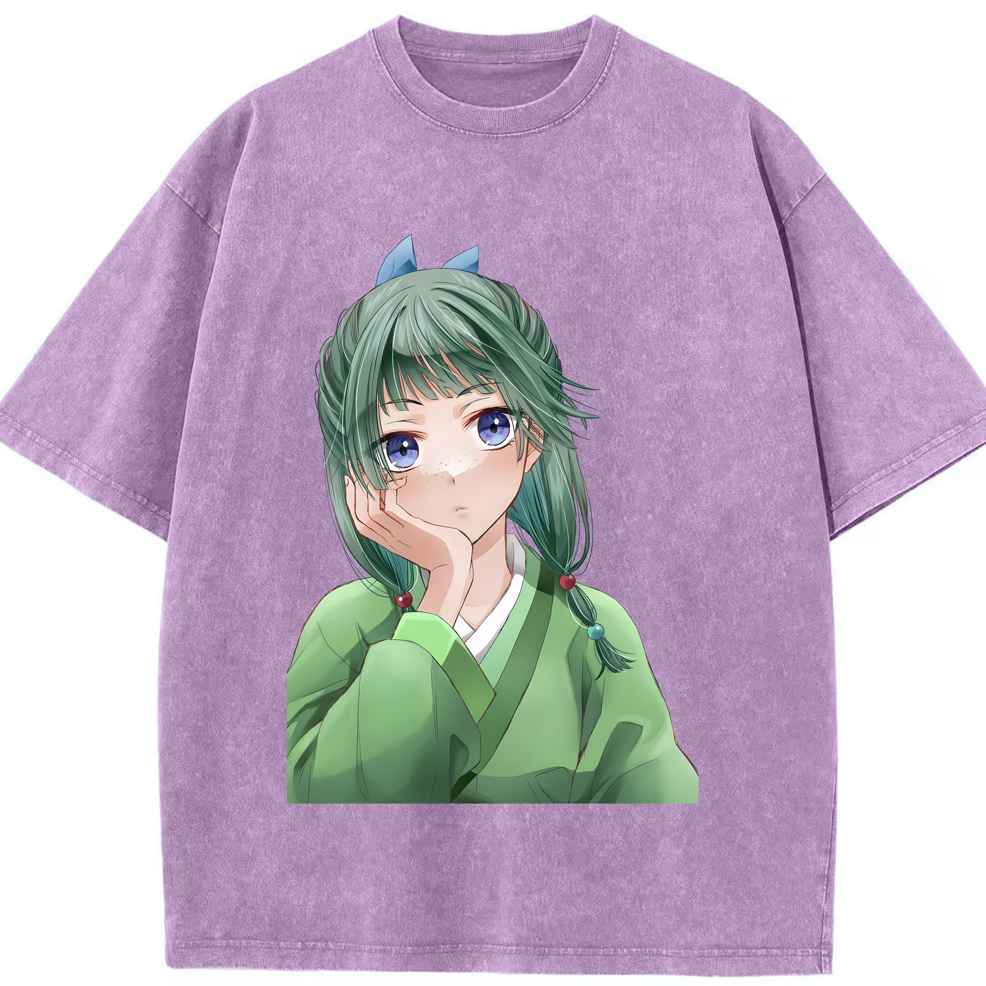 （画像用） 薬屋のひとりごと The Apothecary Diaries 綿100% ヴィンテージ風 半袖Tシャツ（フロントプリント）