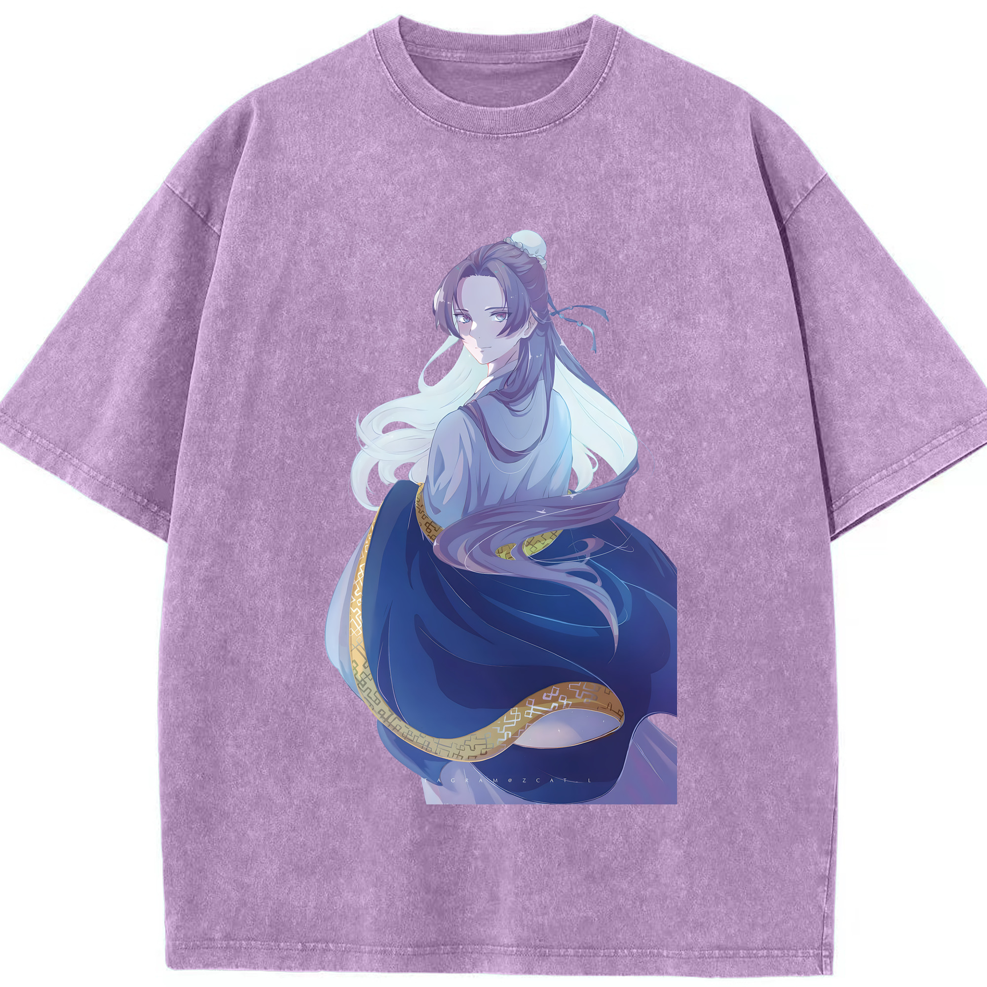 （画像用） 薬屋のひとりごと The Apothecary Diaries 綿100% ヴィンテージ風 半袖Tシャツ（フロントプリント）