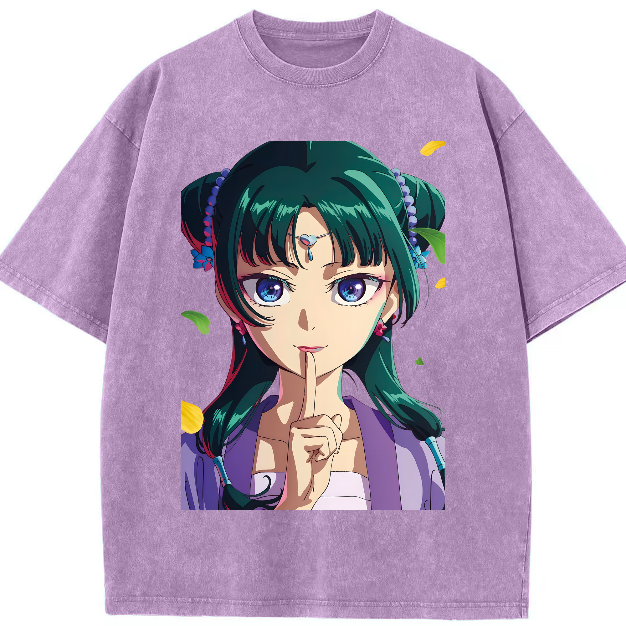（画像用） 薬屋のひとりごと The Apothecary Diaries 綿100% ヴィンテージ風 半袖Tシャツ（フロントプリント）