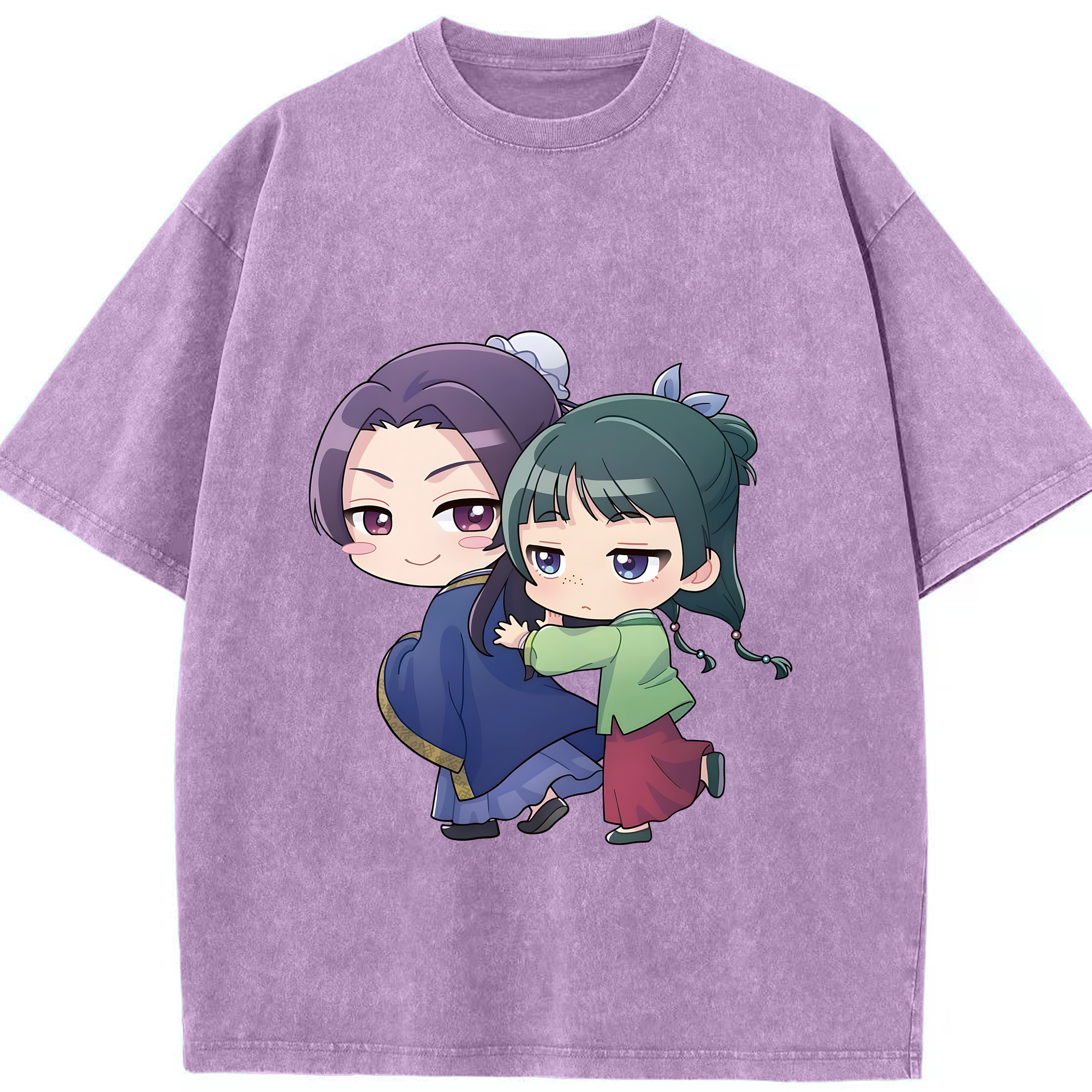 （画像用） 薬屋のひとりごと The Apothecary Diaries 綿100% ヴィンテージ風 半袖Tシャツ（フロントプリント）