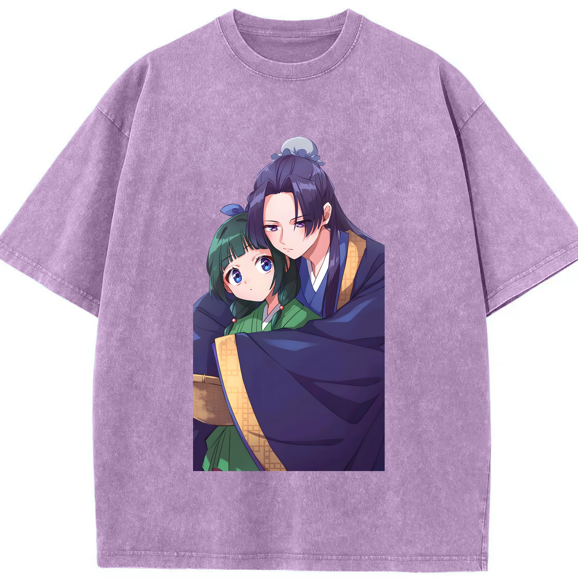 （画像用） 薬屋のひとりごと The Apothecary Diaries 綿100% ヴィンテージ風 半袖Tシャツ（フロントプリント）