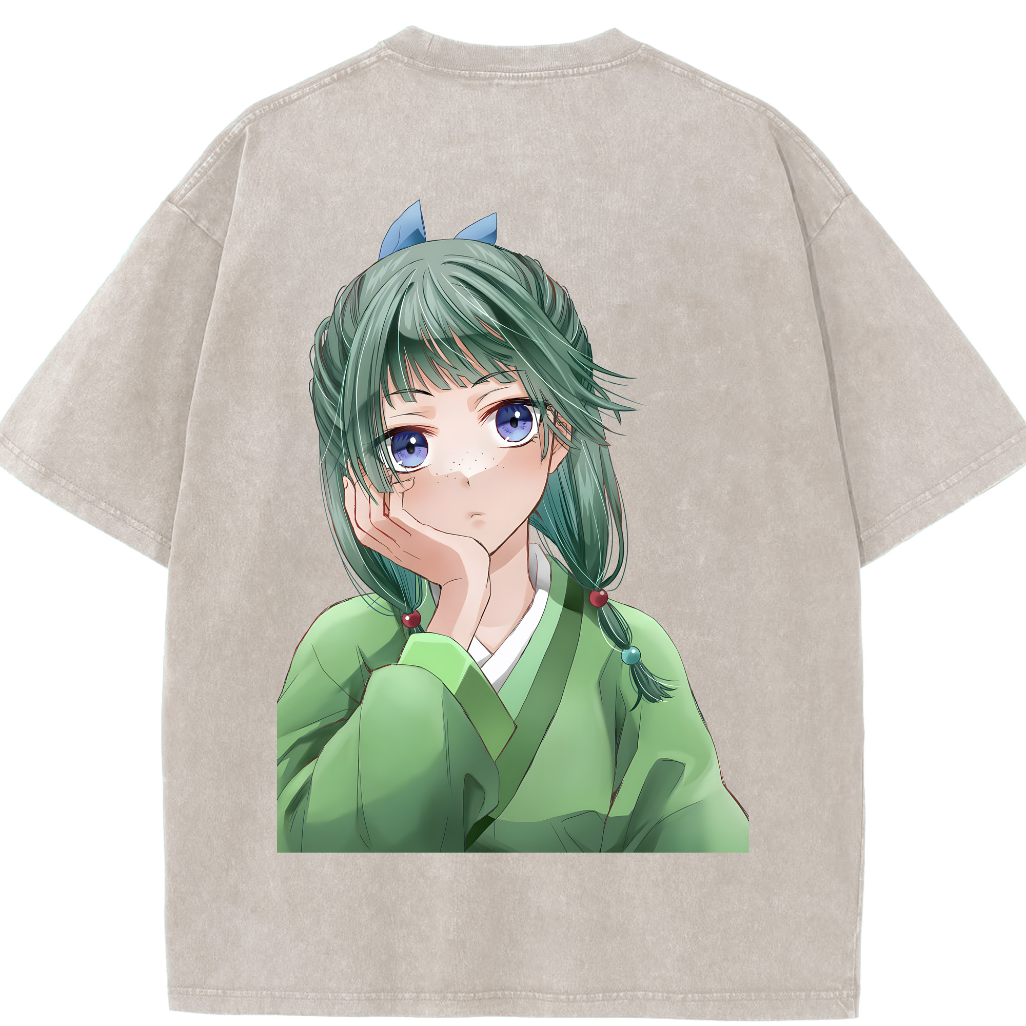 （画像用） 薬屋のひとりごと The Apothecary Diaries 綿100% ヴィンテージ風 半袖Tシャツ（背面プリント）