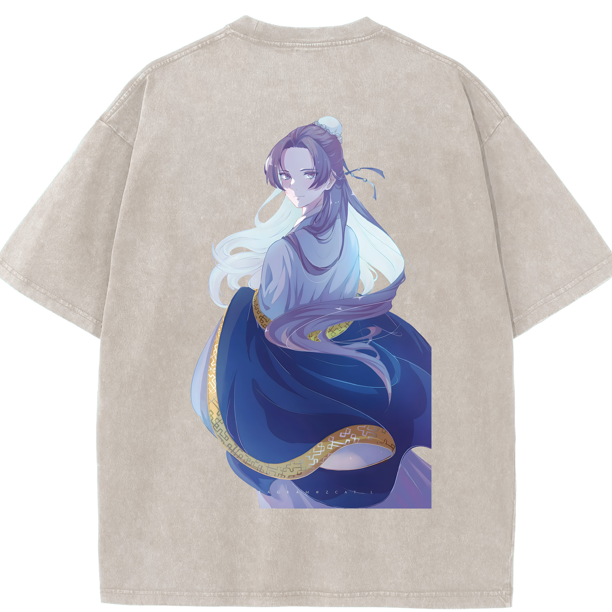（画像用） 薬屋のひとりごと The Apothecary Diaries 綿100% ヴィンテージ風 半袖Tシャツ（背面プリント）