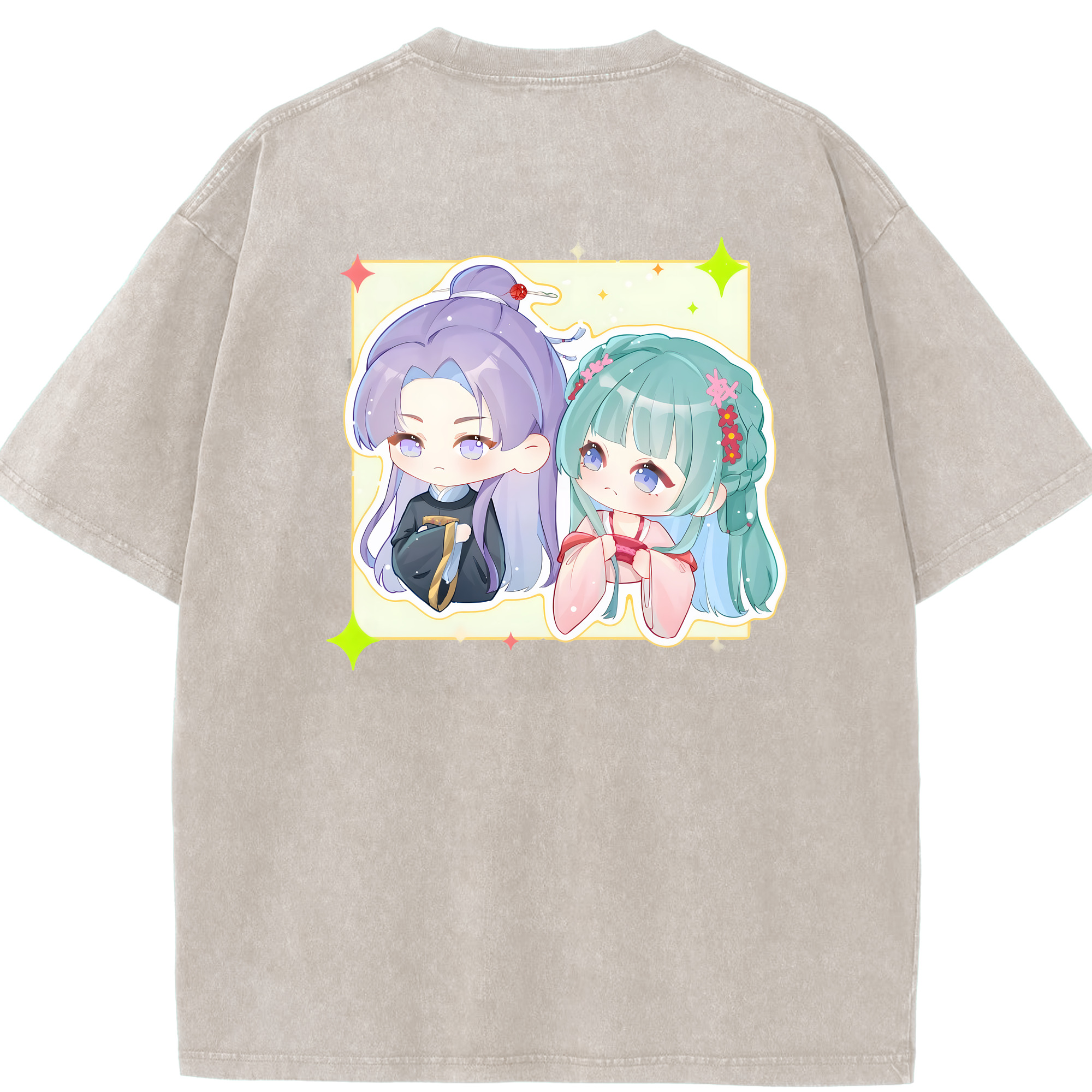 （画像用） 薬屋のひとりごと The Apothecary Diaries 綿100% ヴィンテージ風 半袖Tシャツ（背面プリント）