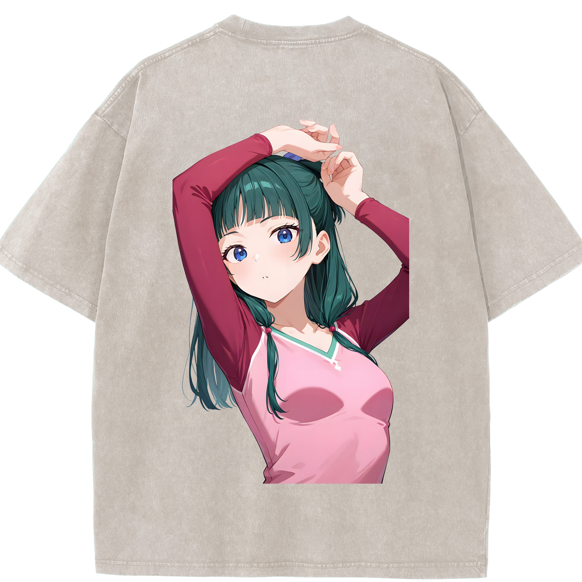 （画像用） 薬屋のひとりごと The Apothecary Diaries 綿100% ヴィンテージ風 半袖Tシャツ（背面プリント）