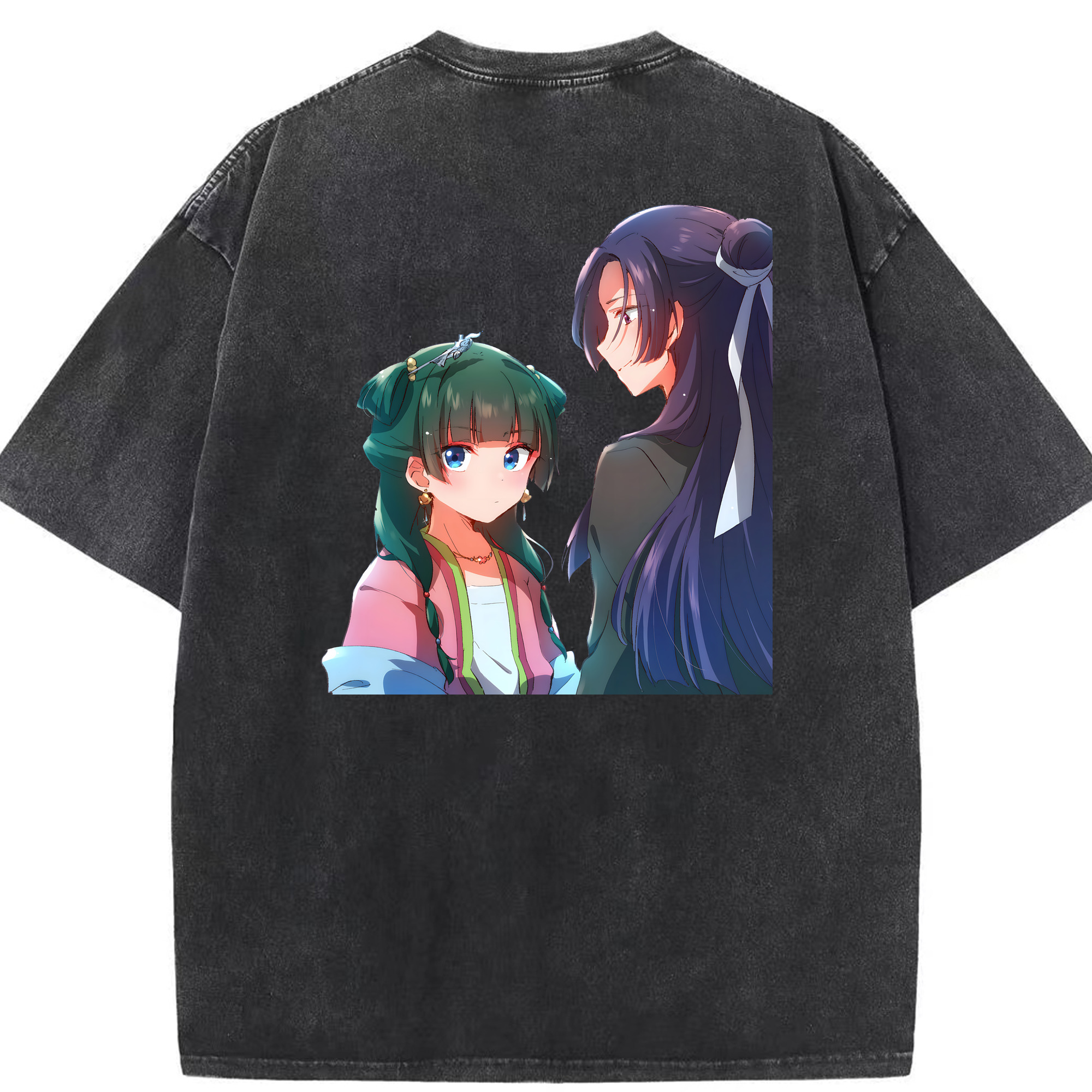 （画像用） 薬屋のひとりごと The Apothecary Diaries 綿100% ヴィンテージ風 半袖Tシャツ（背面プリント）