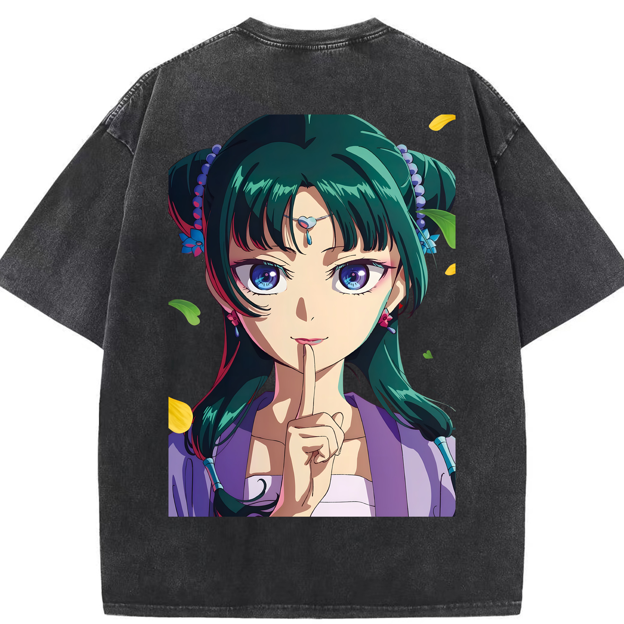 （画像用） 薬屋のひとりごと The Apothecary Diaries 綿100% ヴィンテージ風 半袖Tシャツ（背面プリント）