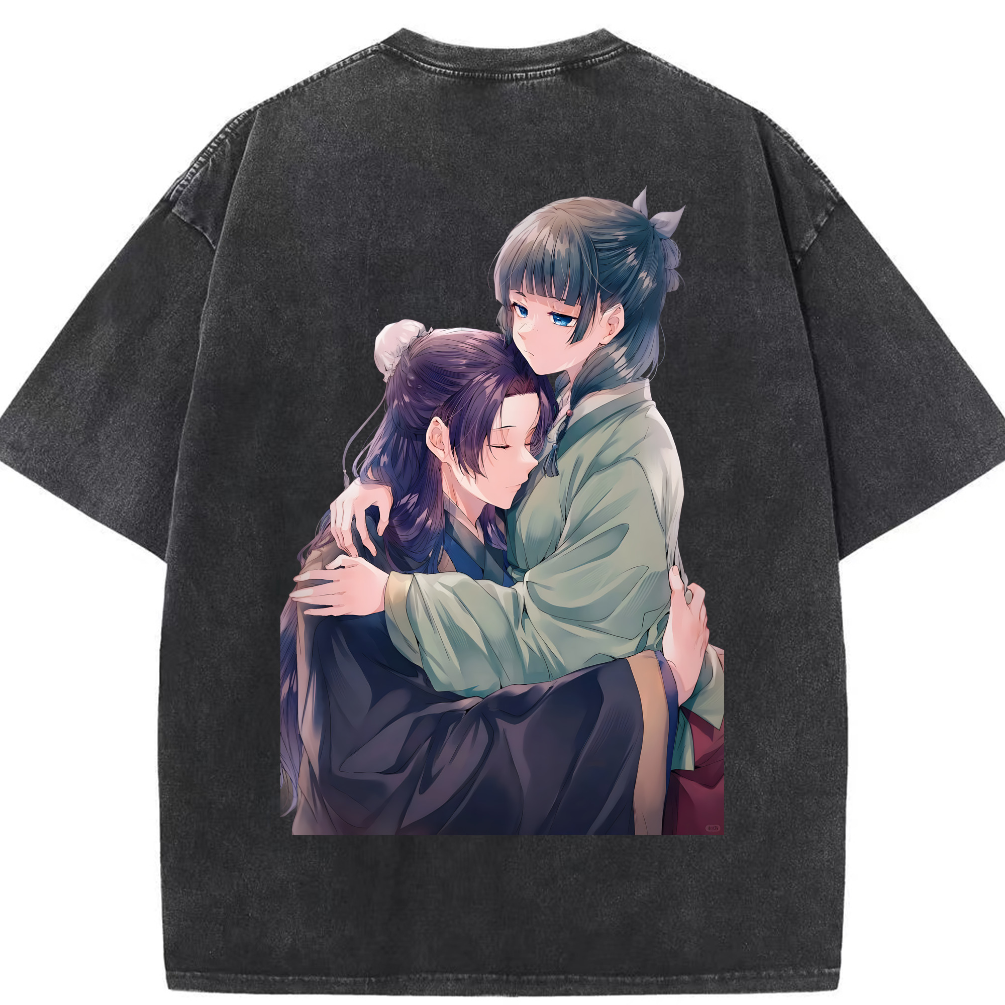 （画像用） 薬屋のひとりごと The Apothecary Diaries 綿100% ヴィンテージ風 半袖Tシャツ（背面プリント）