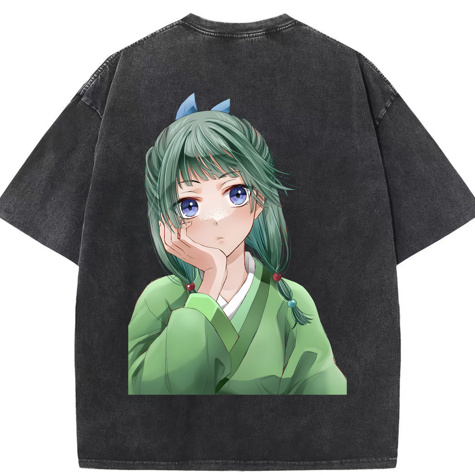（画像用） 薬屋のひとりごと The Apothecary Diaries 綿100% ヴィンテージ風 半袖Tシャツ（背面プリント）