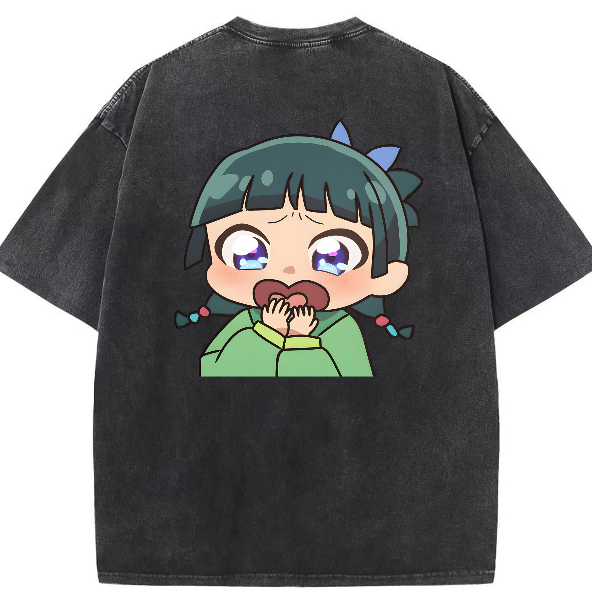 （画像用） 薬屋のひとりごと The Apothecary Diaries 綿100% ヴィンテージ風 半袖Tシャツ（背面プリント）