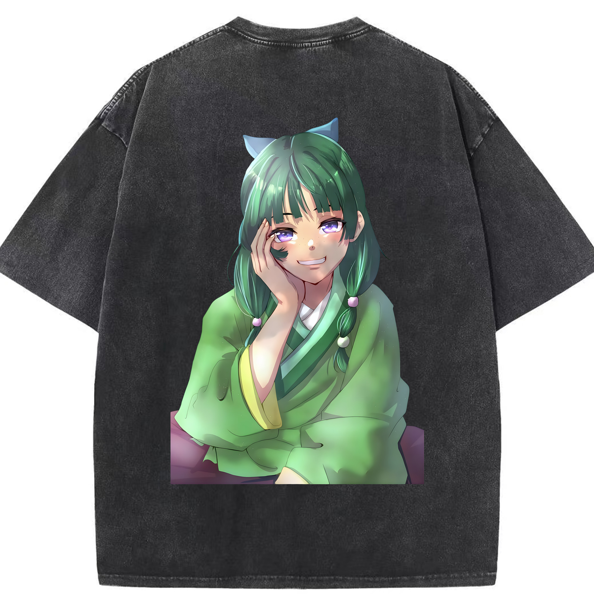 （画像用） 薬屋のひとりごと The Apothecary Diaries 綿100% ヴィンテージ風 半袖Tシャツ（背面プリント）