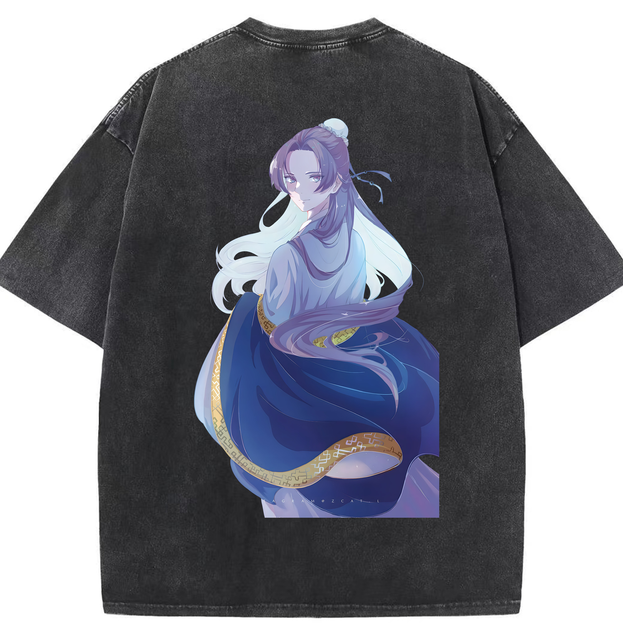 （画像用） 薬屋のひとりごと The Apothecary Diaries 綿100% ヴィンテージ風 半袖Tシャツ（背面プリント）