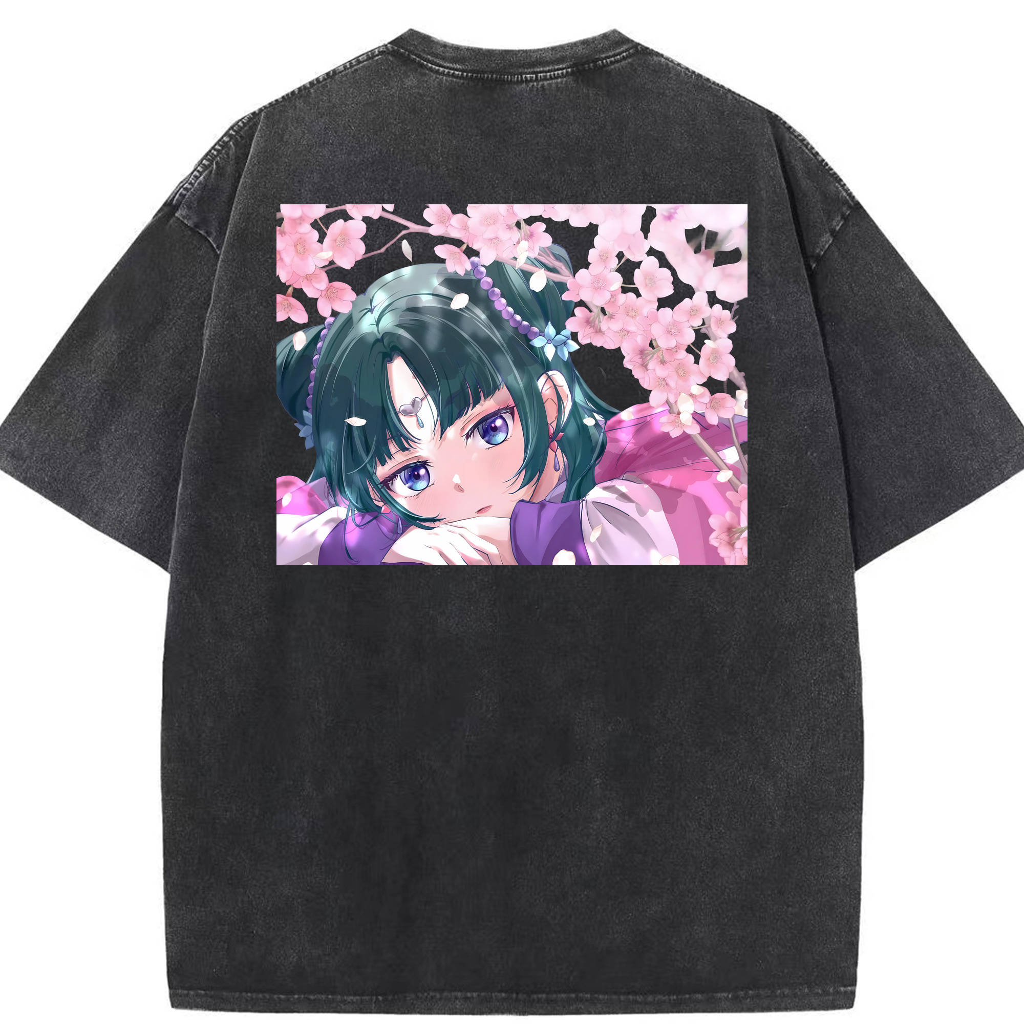 （画像用） 薬屋のひとりごと The Apothecary Diaries 綿100% ヴィンテージ風 半袖Tシャツ（背面プリント）