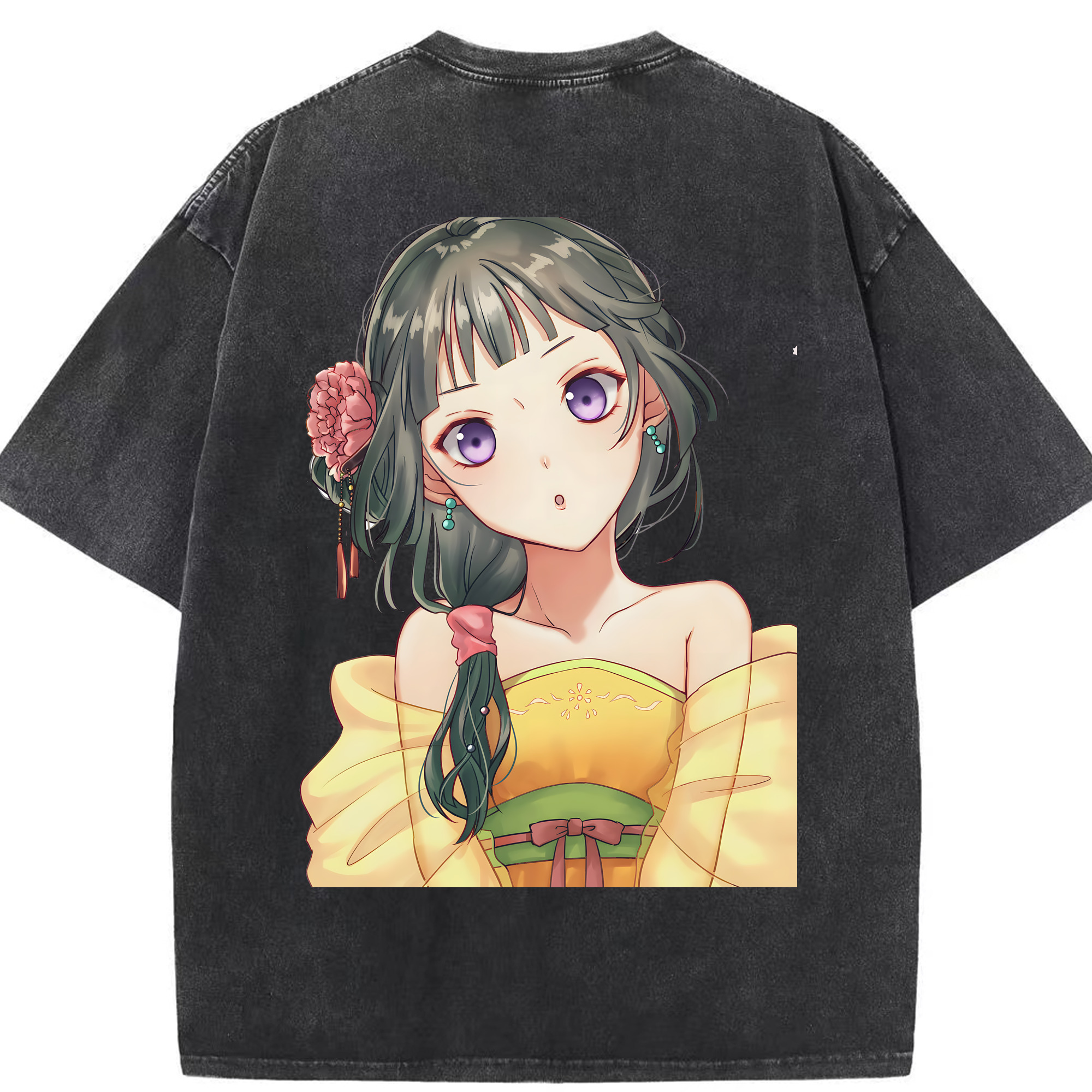 （画像用） 薬屋のひとりごと The Apothecary Diaries 綿100% ヴィンテージ風 半袖Tシャツ（背面プリント）