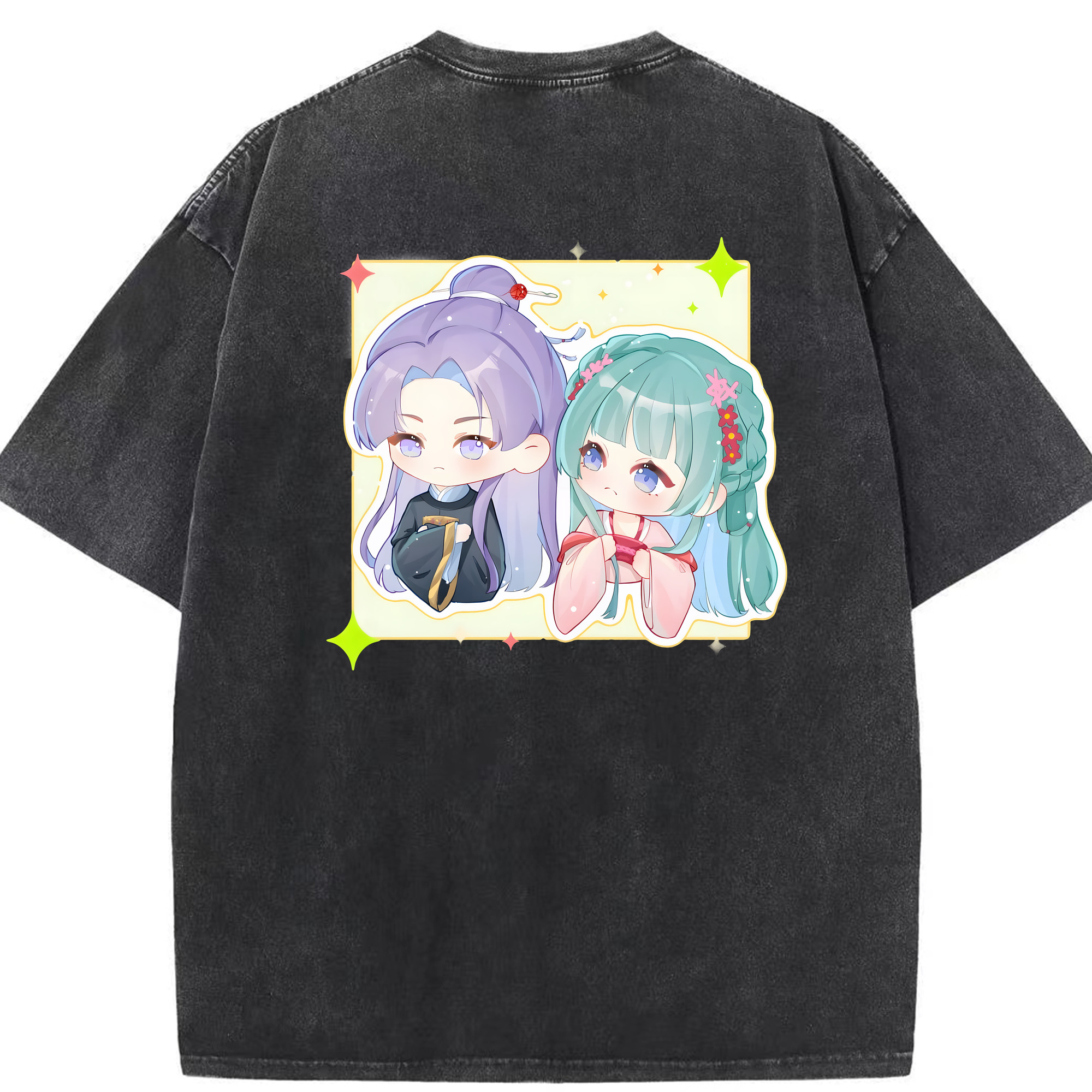 （画像用） 薬屋のひとりごと The Apothecary Diaries 綿100% ヴィンテージ風 半袖Tシャツ（背面プリント）