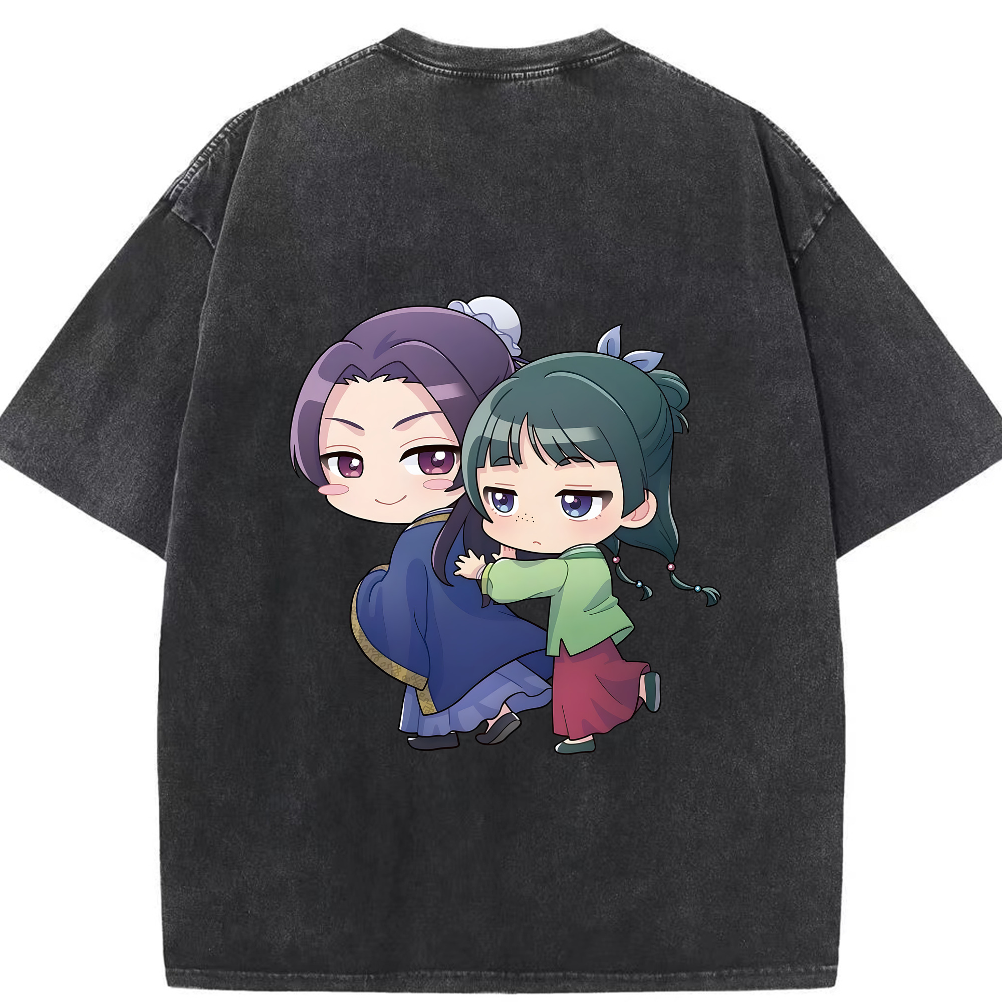 （画像用） 薬屋のひとりごと The Apothecary Diaries 綿100% ヴィンテージ風 半袖Tシャツ（背面プリント）