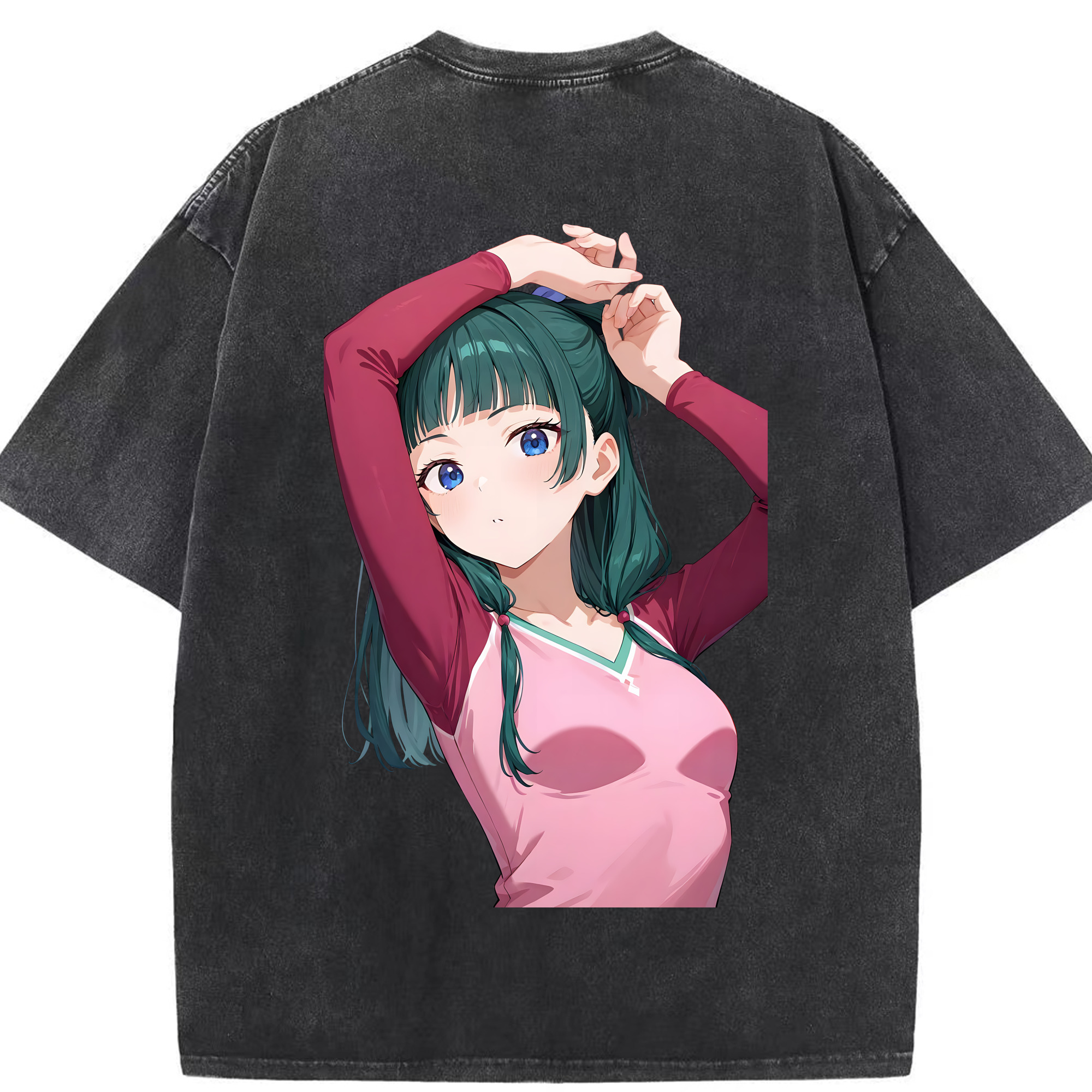 （画像用） 薬屋のひとりごと The Apothecary Diaries 綿100% ヴィンテージ風 半袖Tシャツ（背面プリント）