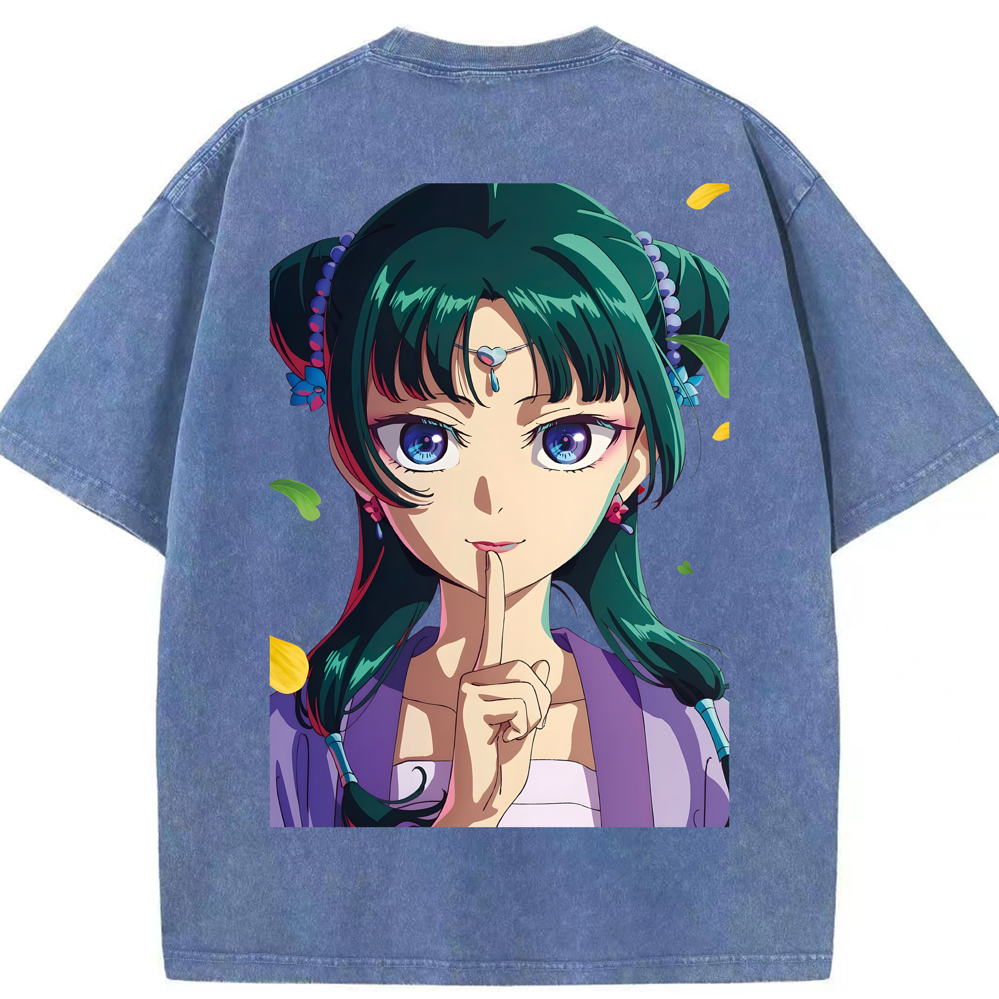 （画像用） 薬屋のひとりごと The Apothecary Diaries 綿100% ヴィンテージ風 半袖Tシャツ（背面プリント）