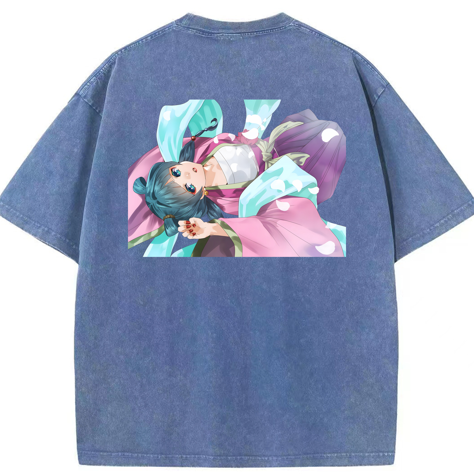 （画像用） 薬屋のひとりごと The Apothecary Diaries 綿100% ヴィンテージ風 半袖Tシャツ（背面プリント）