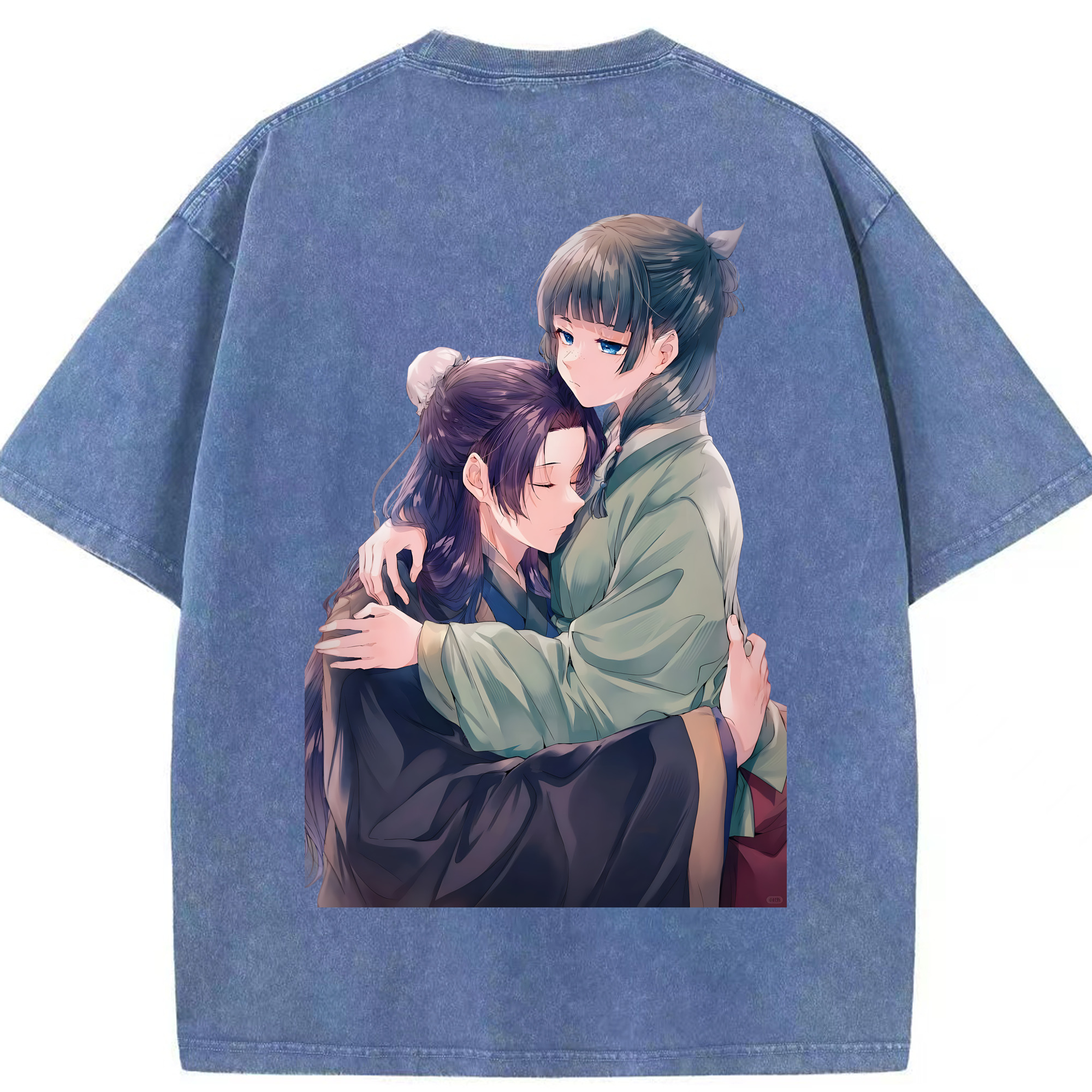 （画像用） 薬屋のひとりごと The Apothecary Diaries 綿100% ヴィンテージ風 半袖Tシャツ（背面プリント）