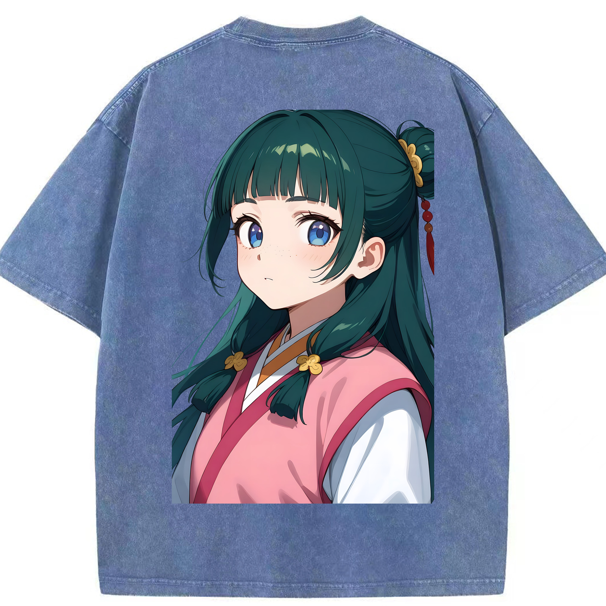 （画像用） 薬屋のひとりごと The Apothecary Diaries 綿100% ヴィンテージ風 半袖Tシャツ（背面プリント）