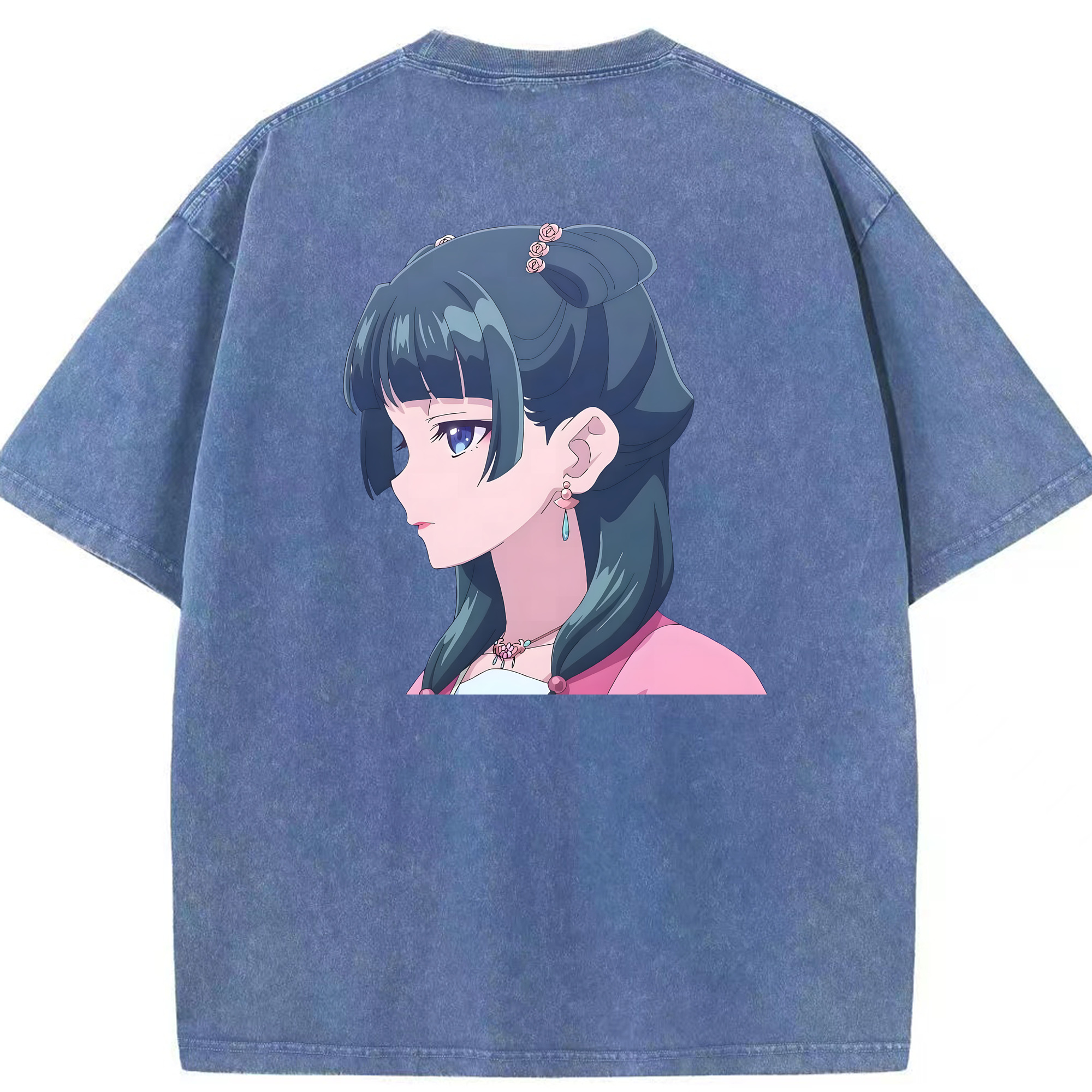 （画像用） 薬屋のひとりごと The Apothecary Diaries 綿100% ヴィンテージ風 半袖Tシャツ（背面プリント）