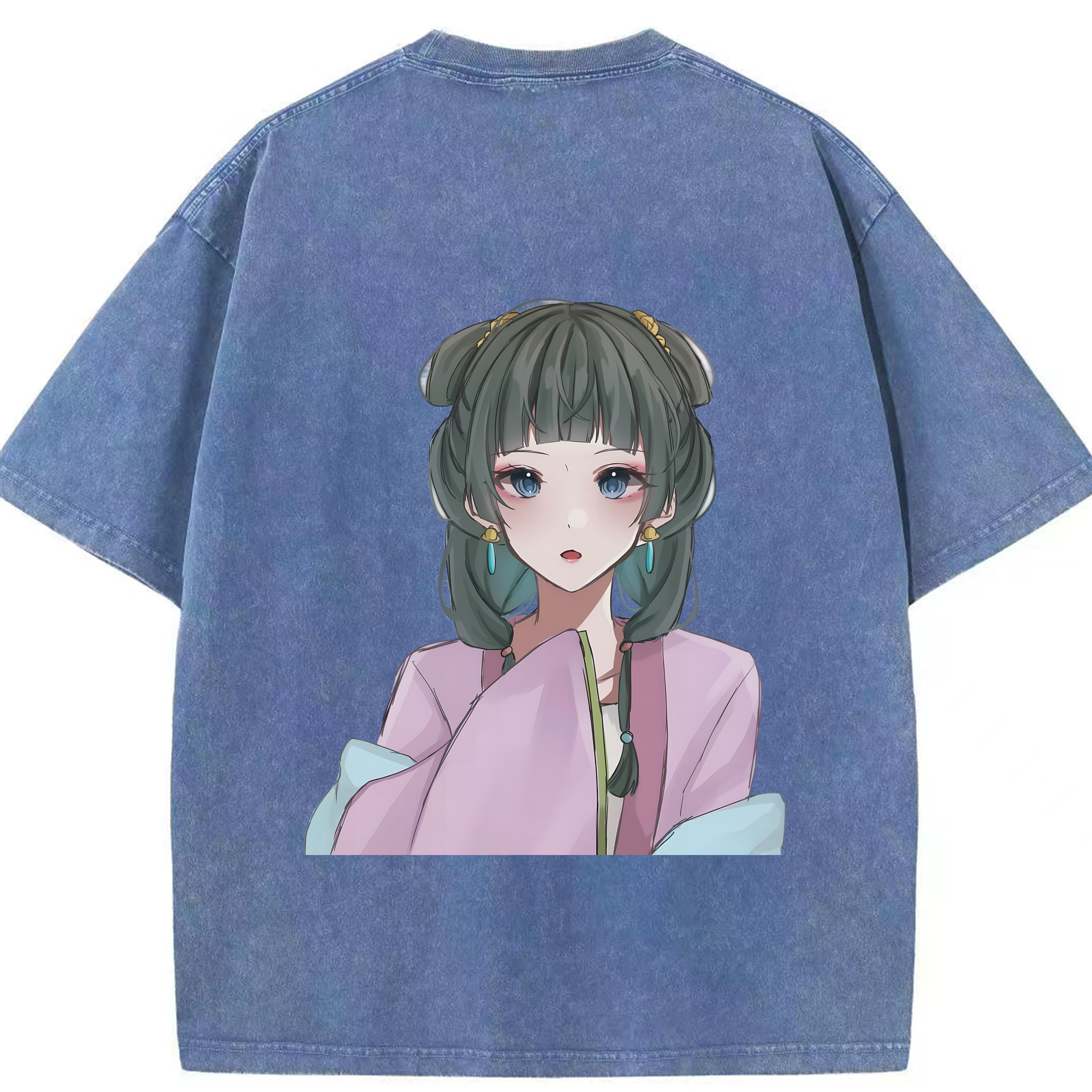 （画像用） 薬屋のひとりごと The Apothecary Diaries 綿100% ヴィンテージ風 半袖Tシャツ（背面プリント）