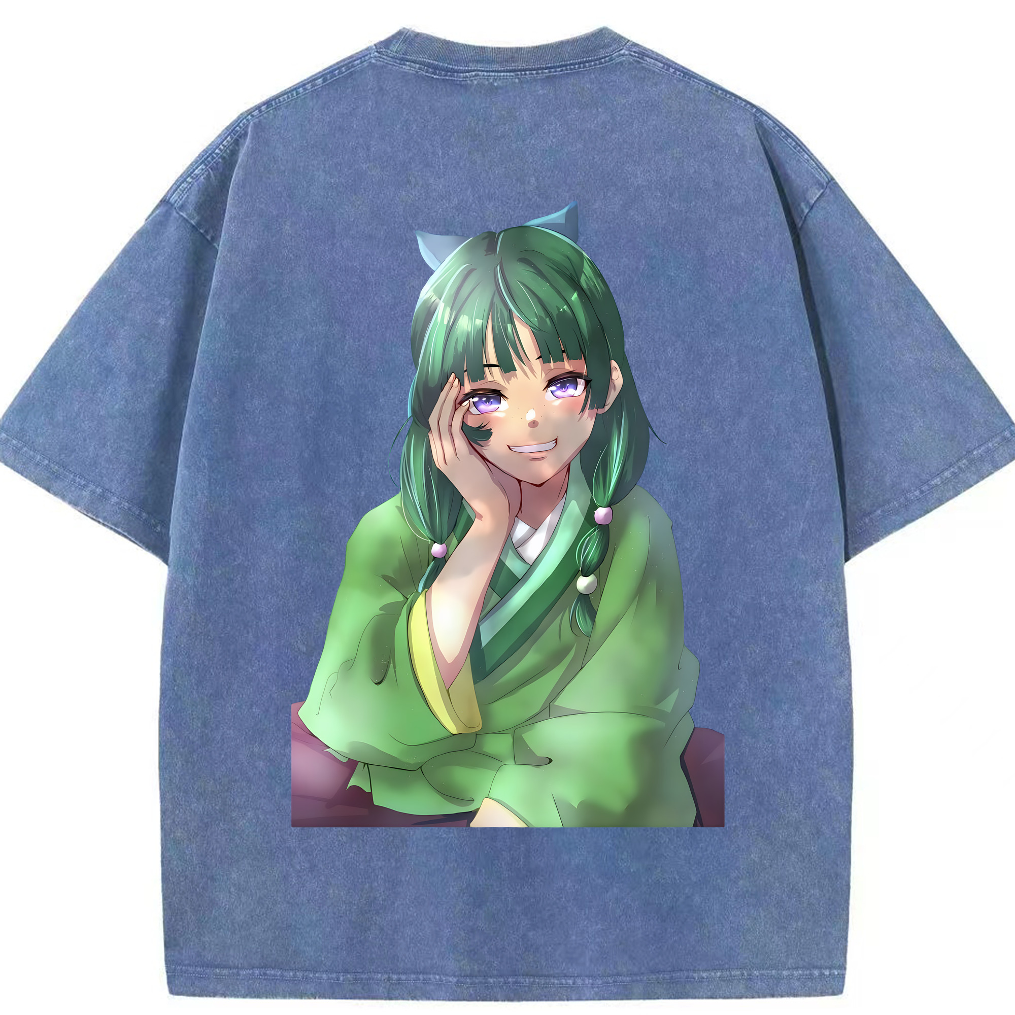 （画像用） 薬屋のひとりごと The Apothecary Diaries 綿100% ヴィンテージ風 半袖Tシャツ（背面プリント）