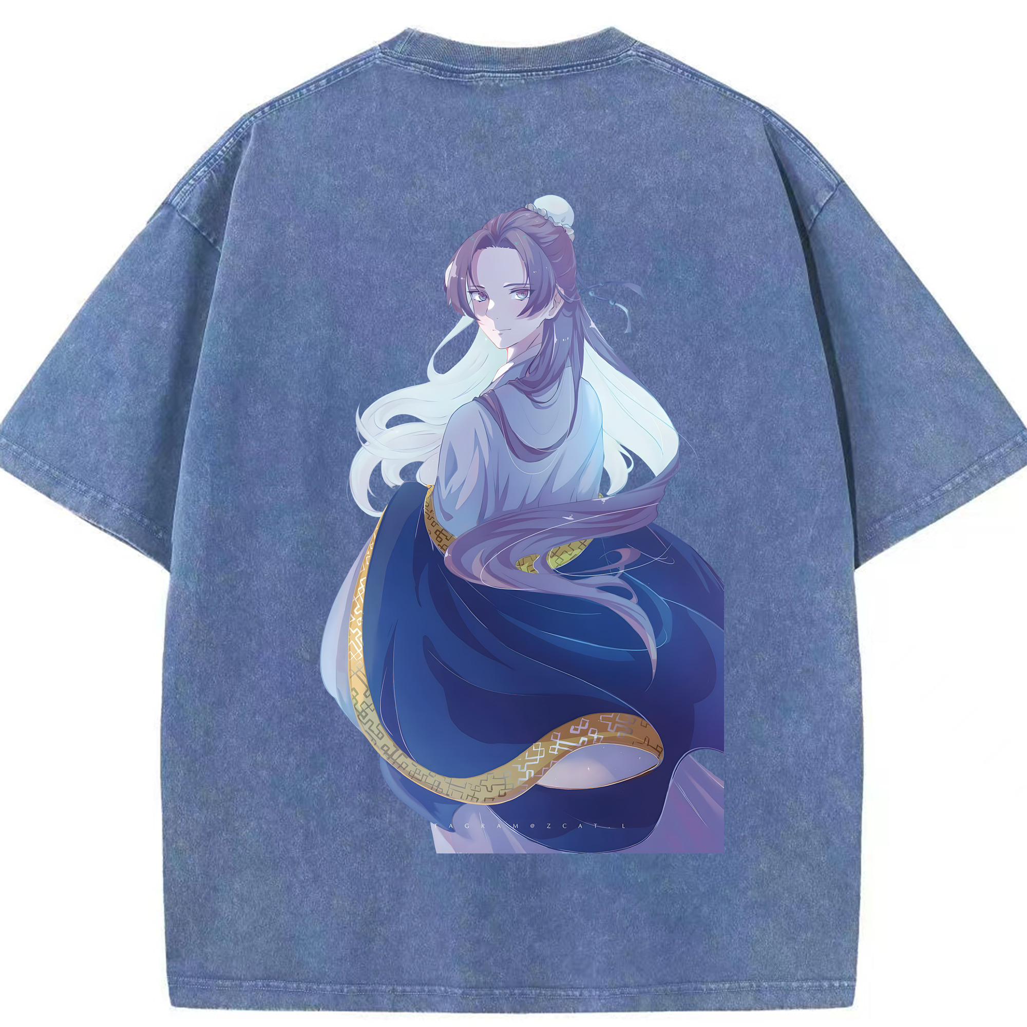 （画像用） 薬屋のひとりごと The Apothecary Diaries 綿100% ヴィンテージ風 半袖Tシャツ（背面プリント）