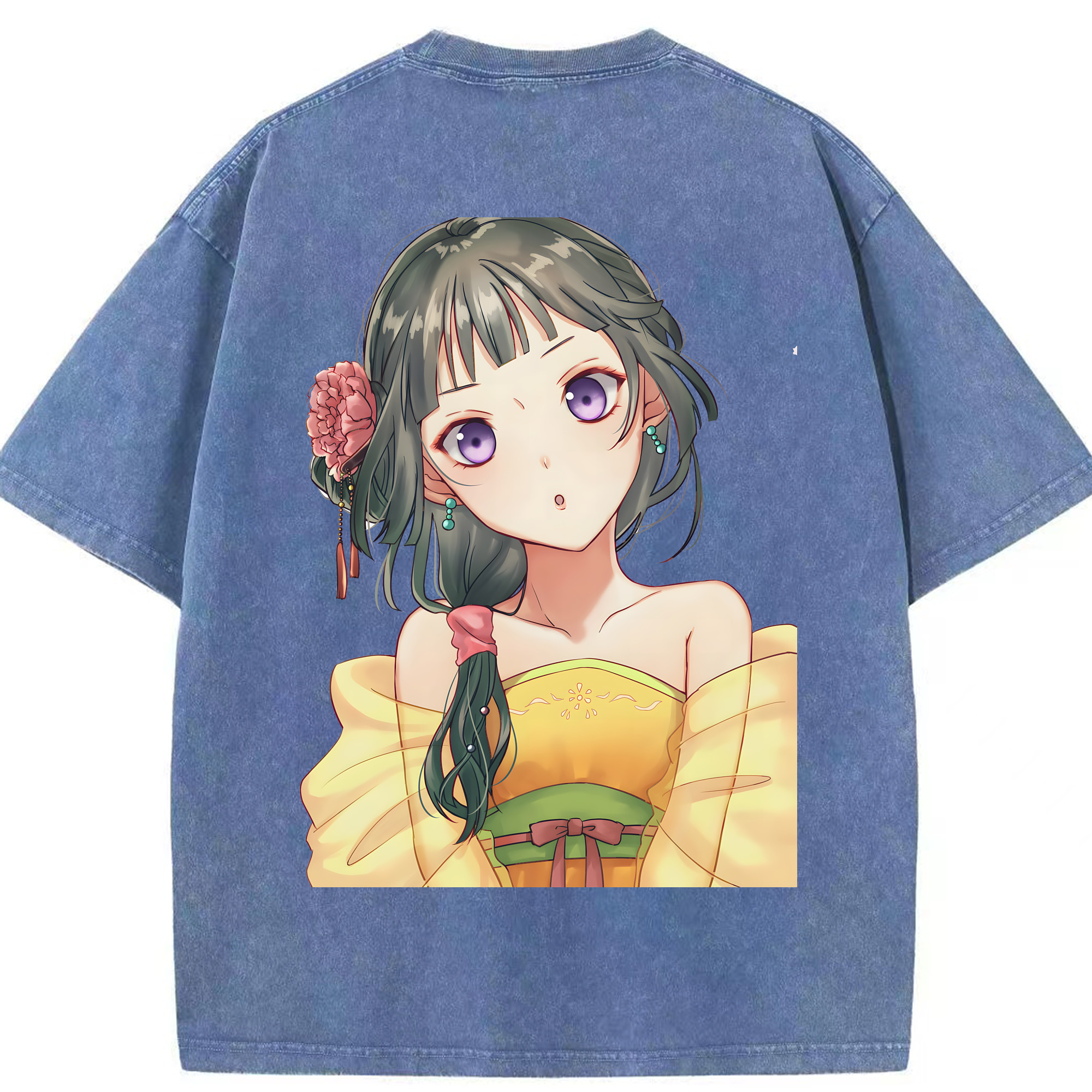 （画像用） 薬屋のひとりごと The Apothecary Diaries 綿100% ヴィンテージ風 半袖Tシャツ（背面プリント）