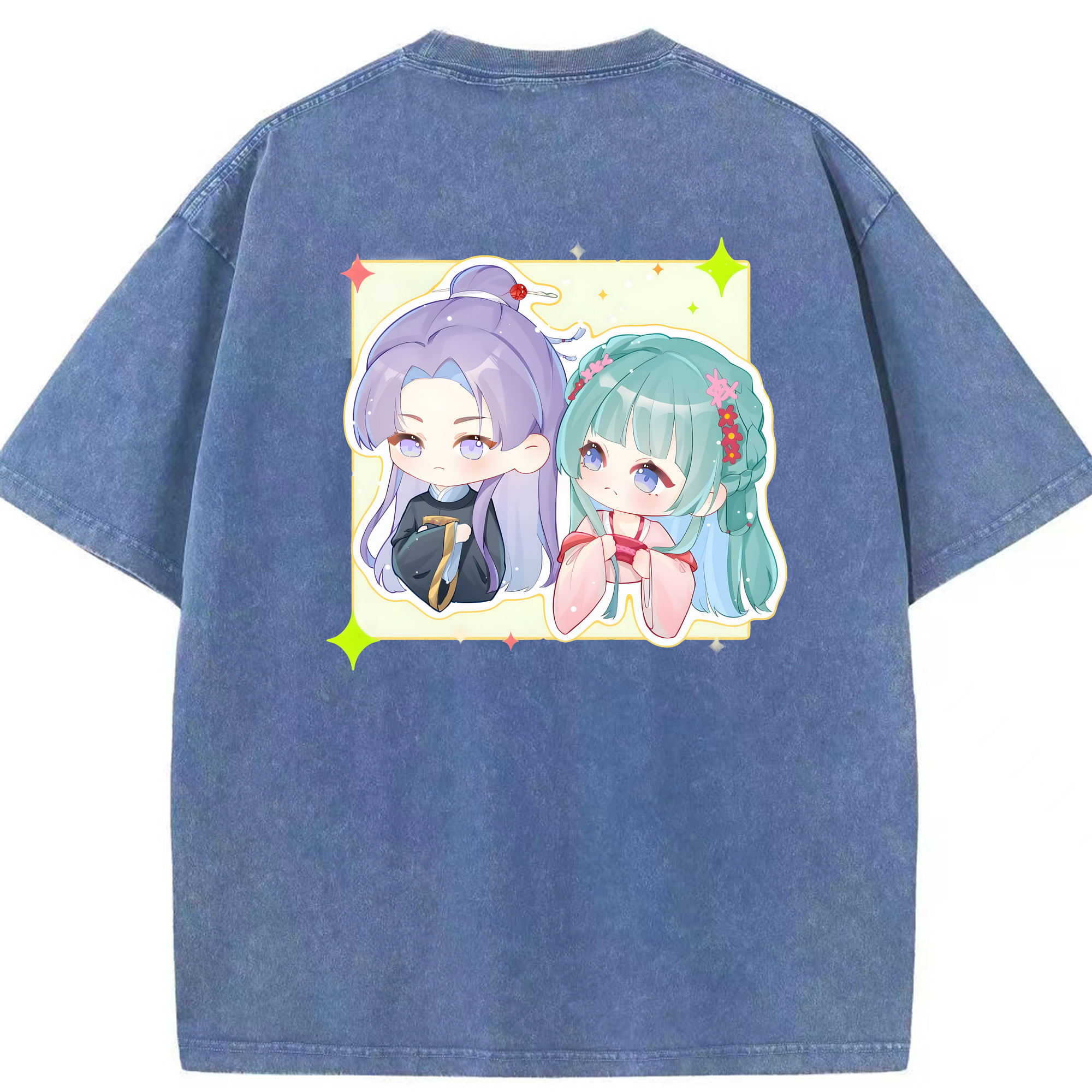 （画像用） 薬屋のひとりごと The Apothecary Diaries 綿100% ヴィンテージ風 半袖Tシャツ（背面プリント）