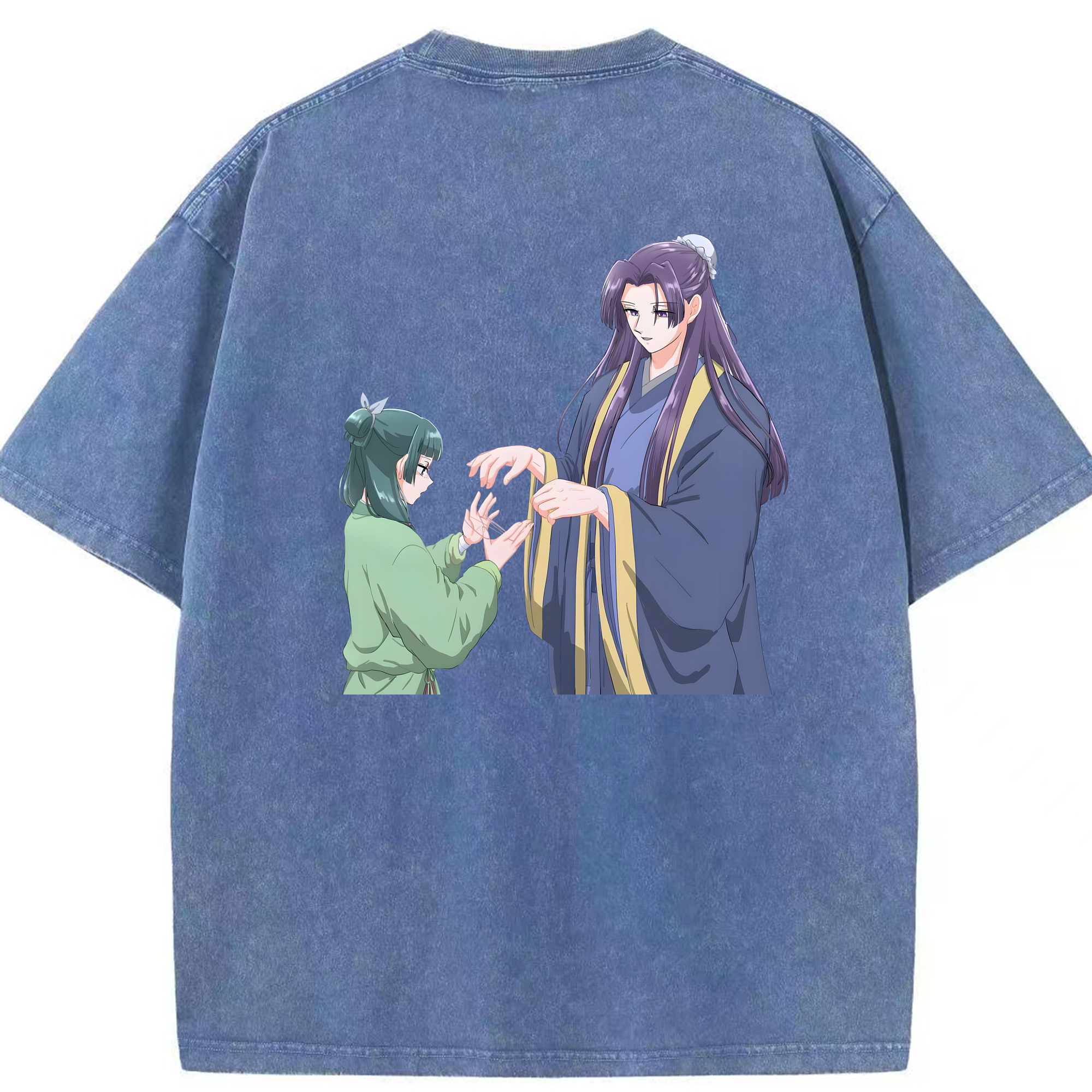 （画像用） 薬屋のひとりごと The Apothecary Diaries 綿100% ヴィンテージ風 半袖Tシャツ（背面プリント）