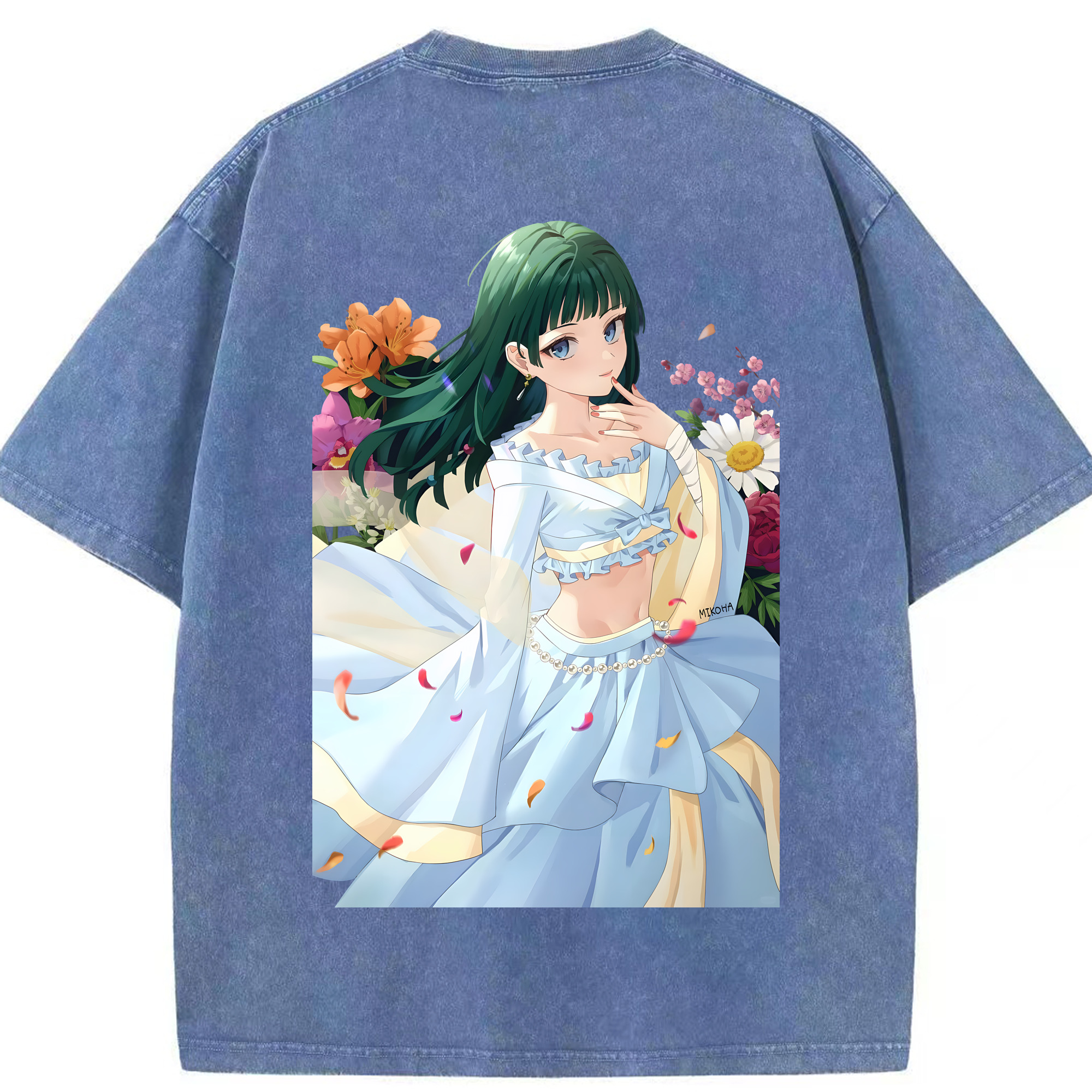 （画像用） 薬屋のひとりごと The Apothecary Diaries 綿100% ヴィンテージ風 半袖Tシャツ（背面プリント）