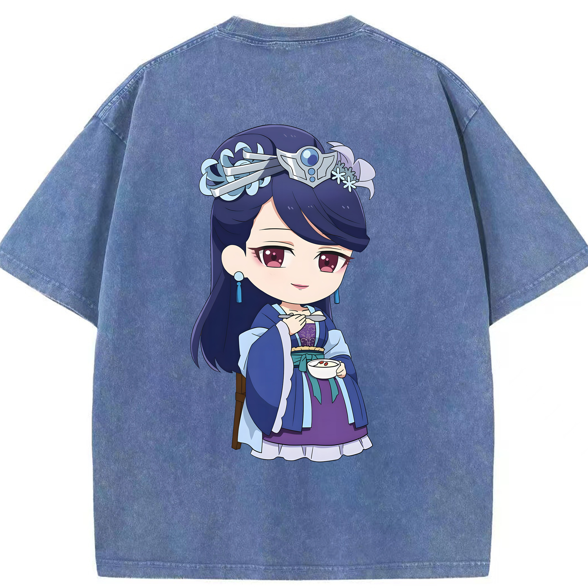 （画像用） 薬屋のひとりごと The Apothecary Diaries 綿100% ヴィンテージ風 半袖Tシャツ（背面プリント）
