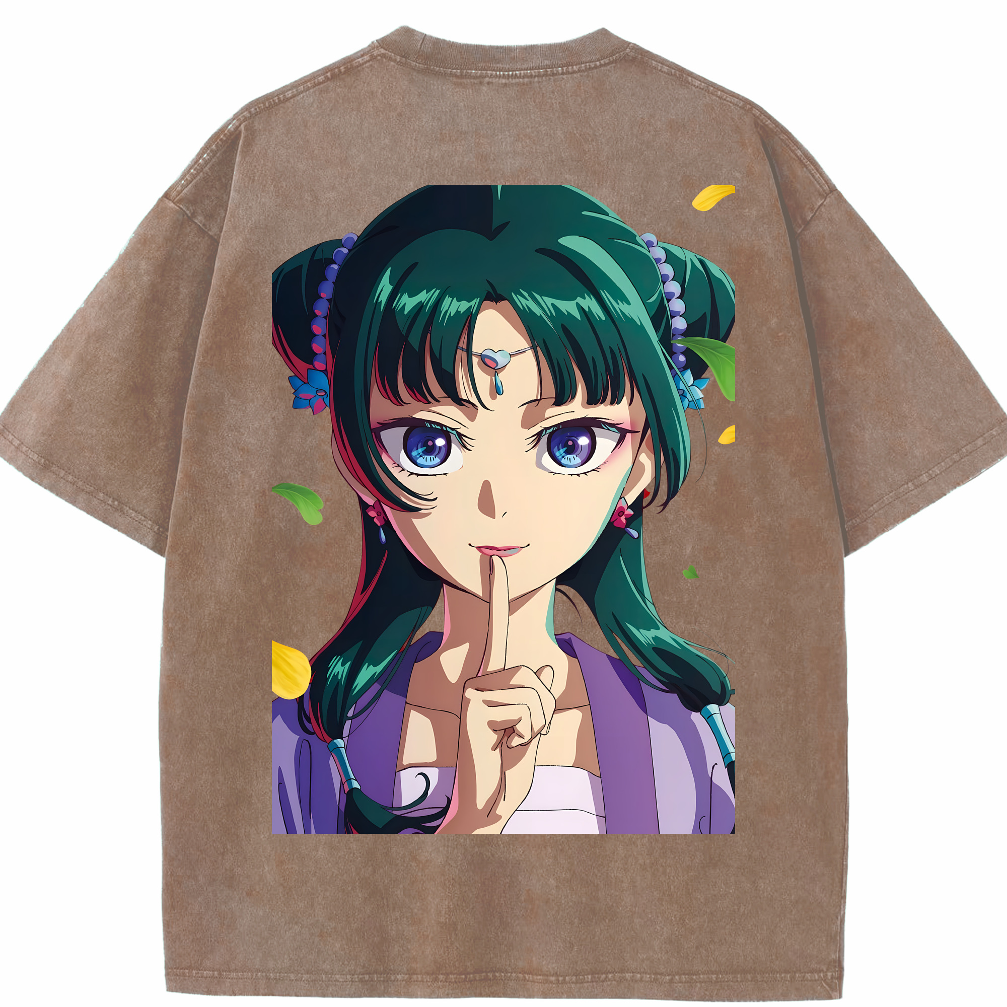 （画像用） 薬屋のひとりごと The Apothecary Diaries 綿100% ヴィンテージ風 半袖Tシャツ（背面プリント）