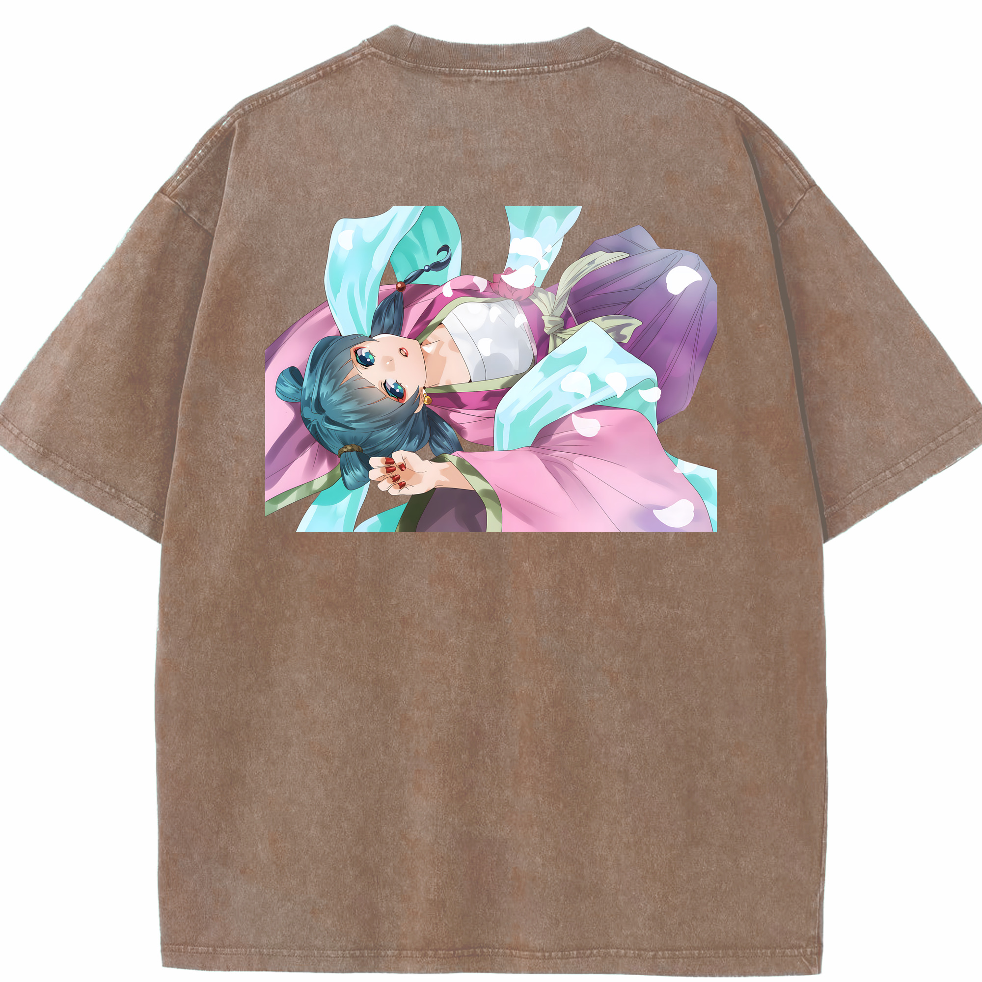 （画像用） 薬屋のひとりごと The Apothecary Diaries 綿100% ヴィンテージ風 半袖Tシャツ（背面プリント）