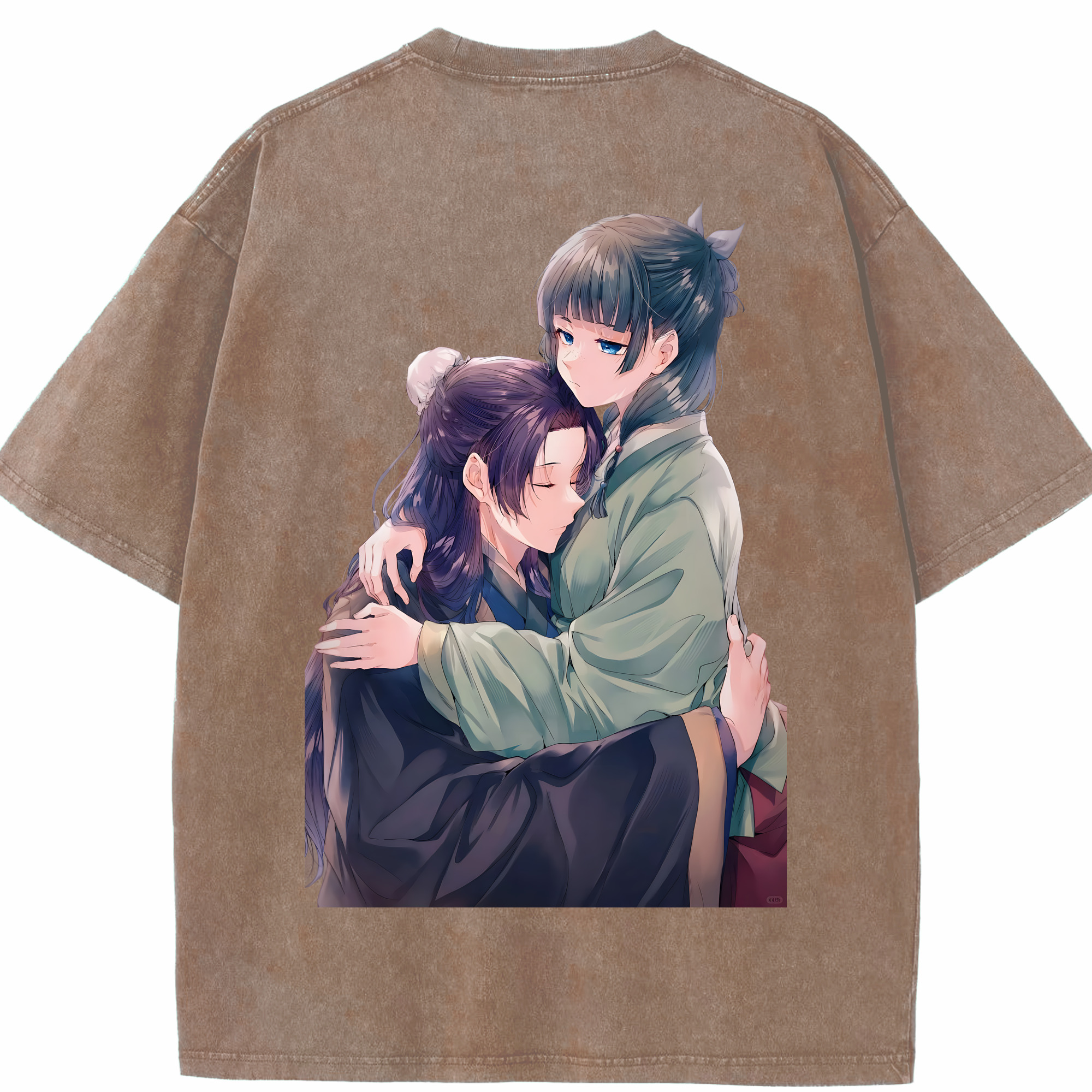 （画像用） 薬屋のひとりごと The Apothecary Diaries 綿100% ヴィンテージ風 半袖Tシャツ（背面プリント）
