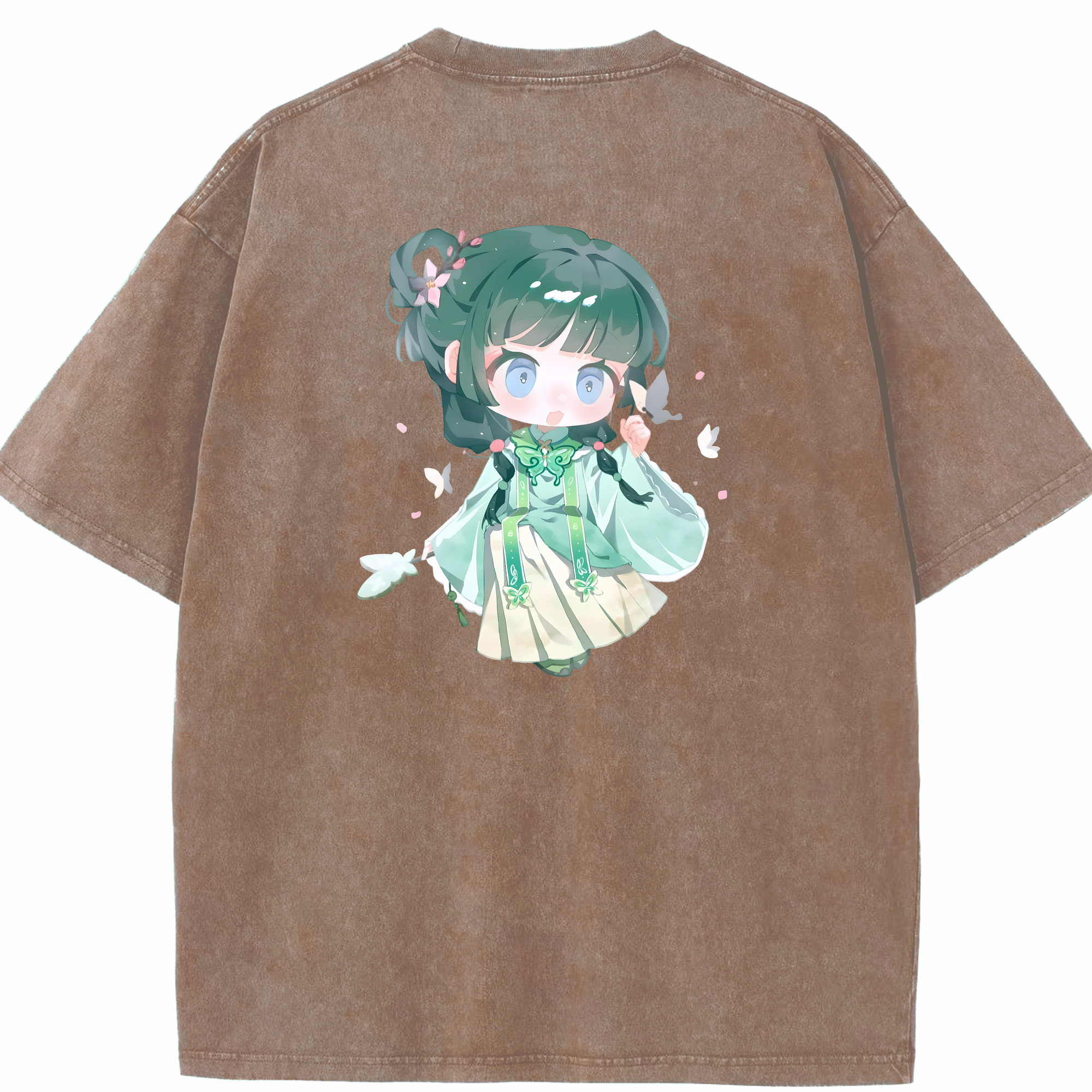 （画像用） 薬屋のひとりごと The Apothecary Diaries 綿100% ヴィンテージ風 半袖Tシャツ（背面プリント）